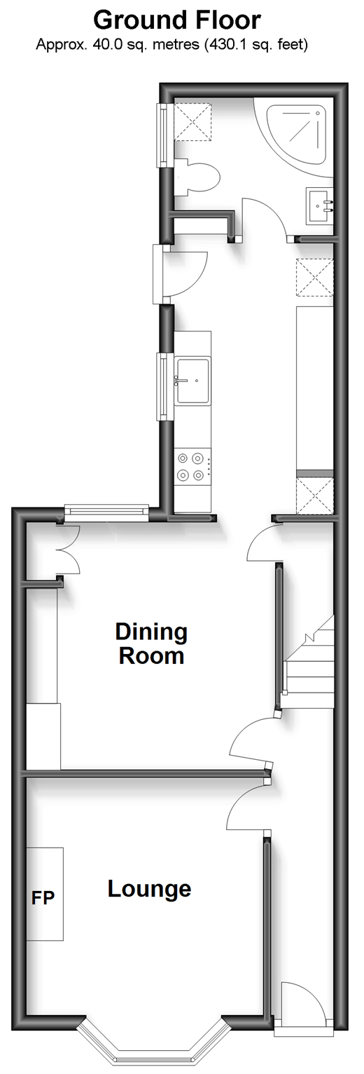 Winstanley Crescent, Ramsgate, Kent CT11, 4 bedroom terraced house for