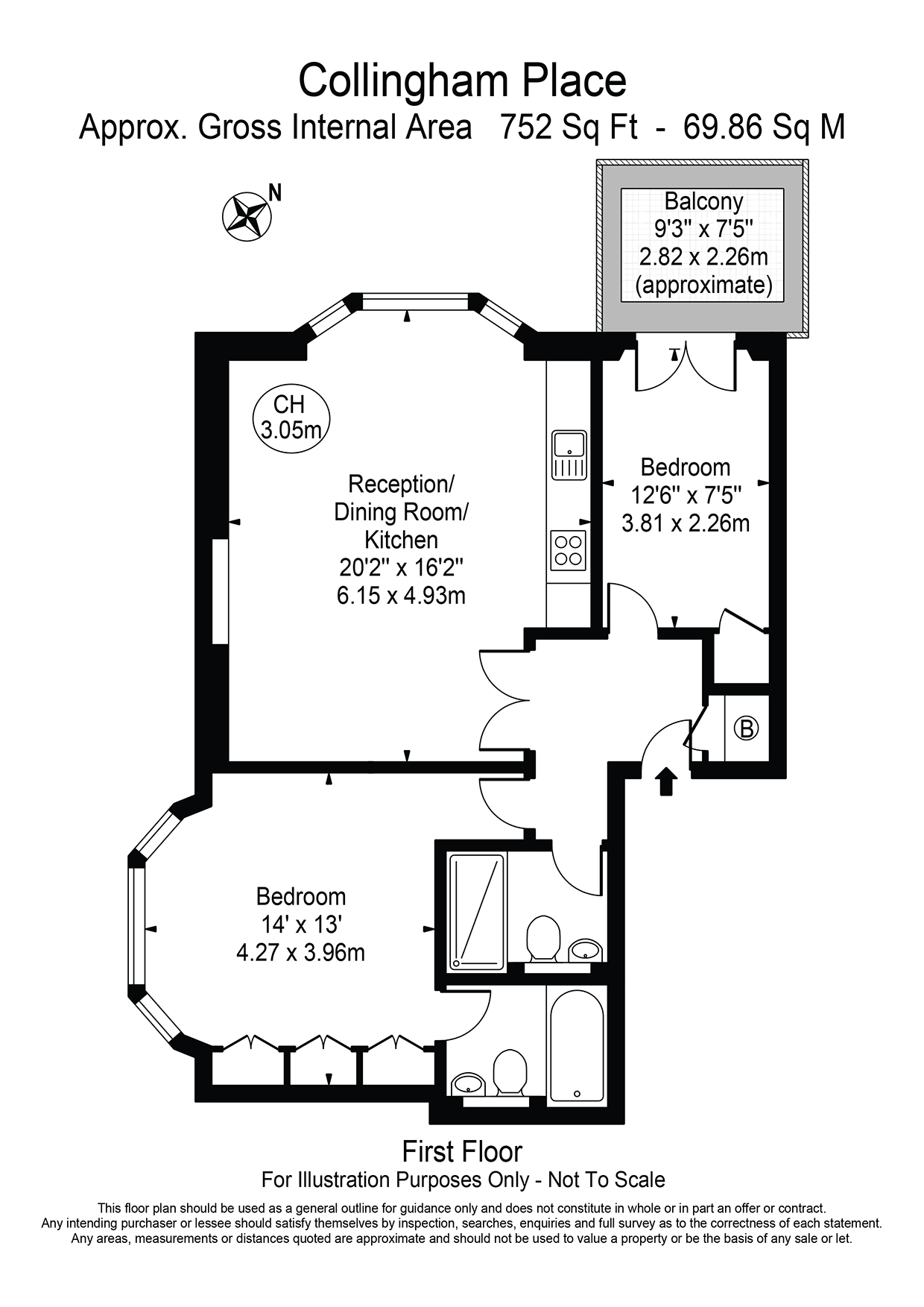 Collingham Place, Earl's Court SW5, 2 bedroom flat for sale 53733965