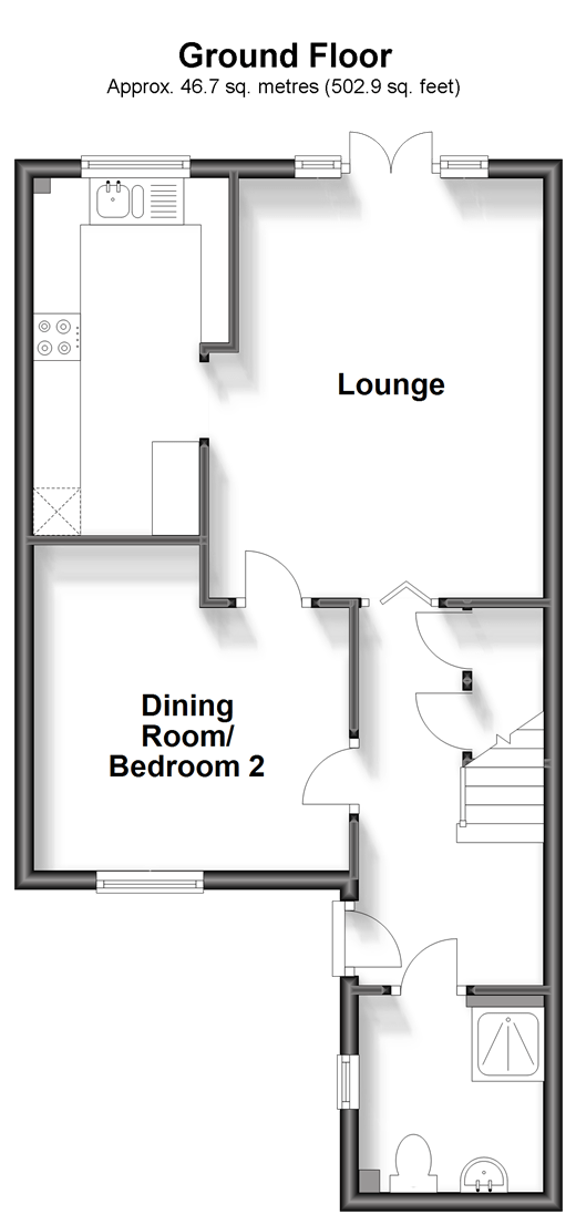 Smallhythe Road, Tenterden, Kent TN30, 2 bedroom terraced house for