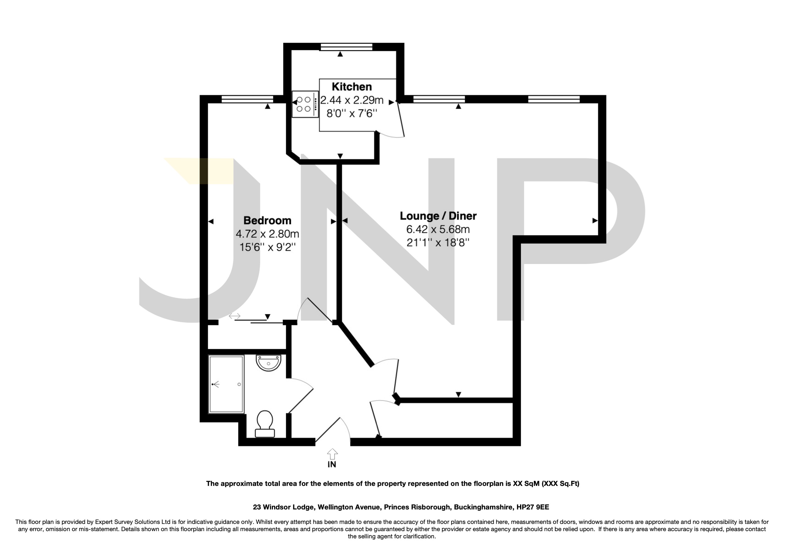 Wellington Avenue, Princes Risborough HP27, 1 bedroom flat for sale