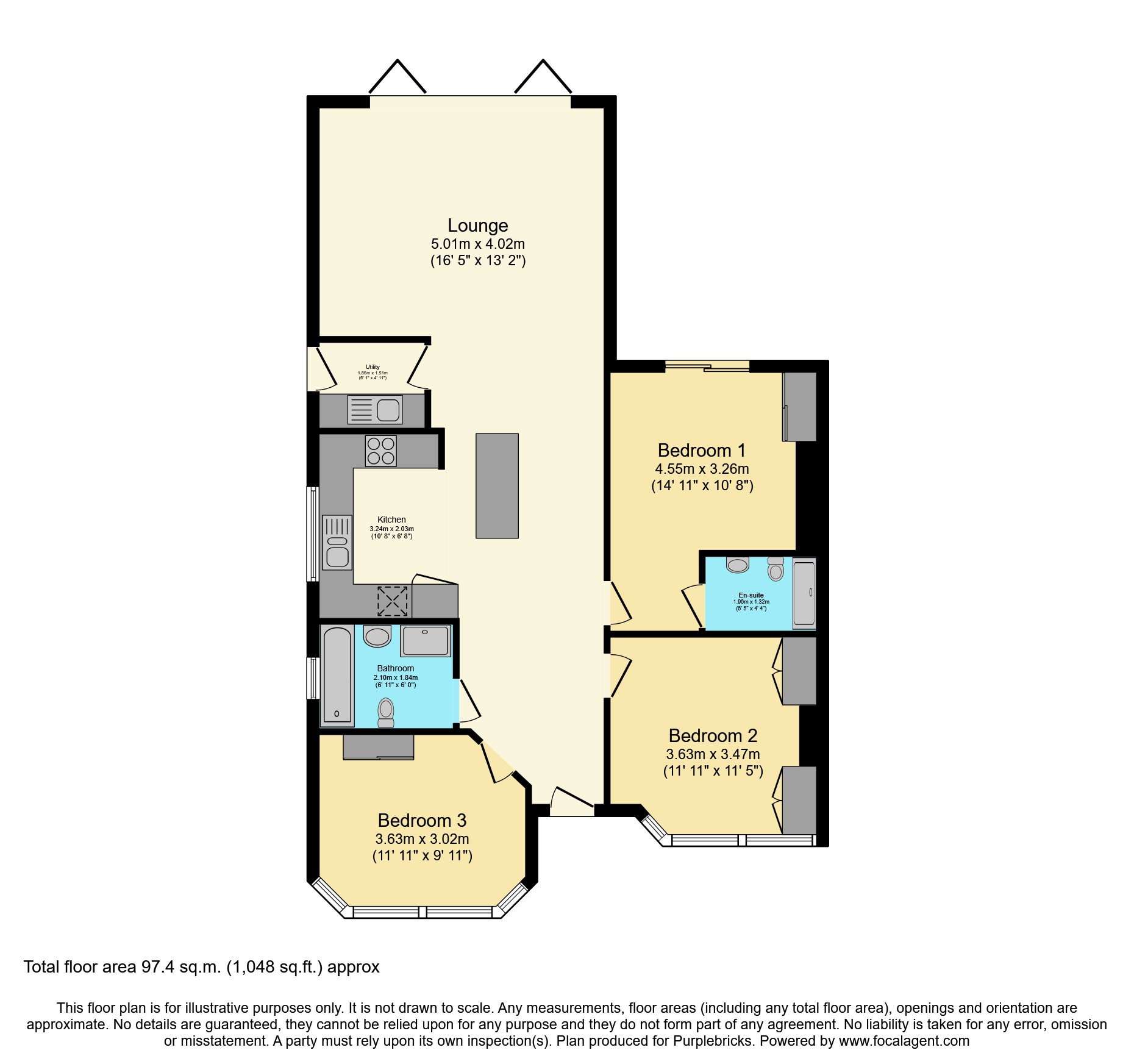 Cedar Drive, Chichester PO19, 3 bedroom semidetached bungalow for sale