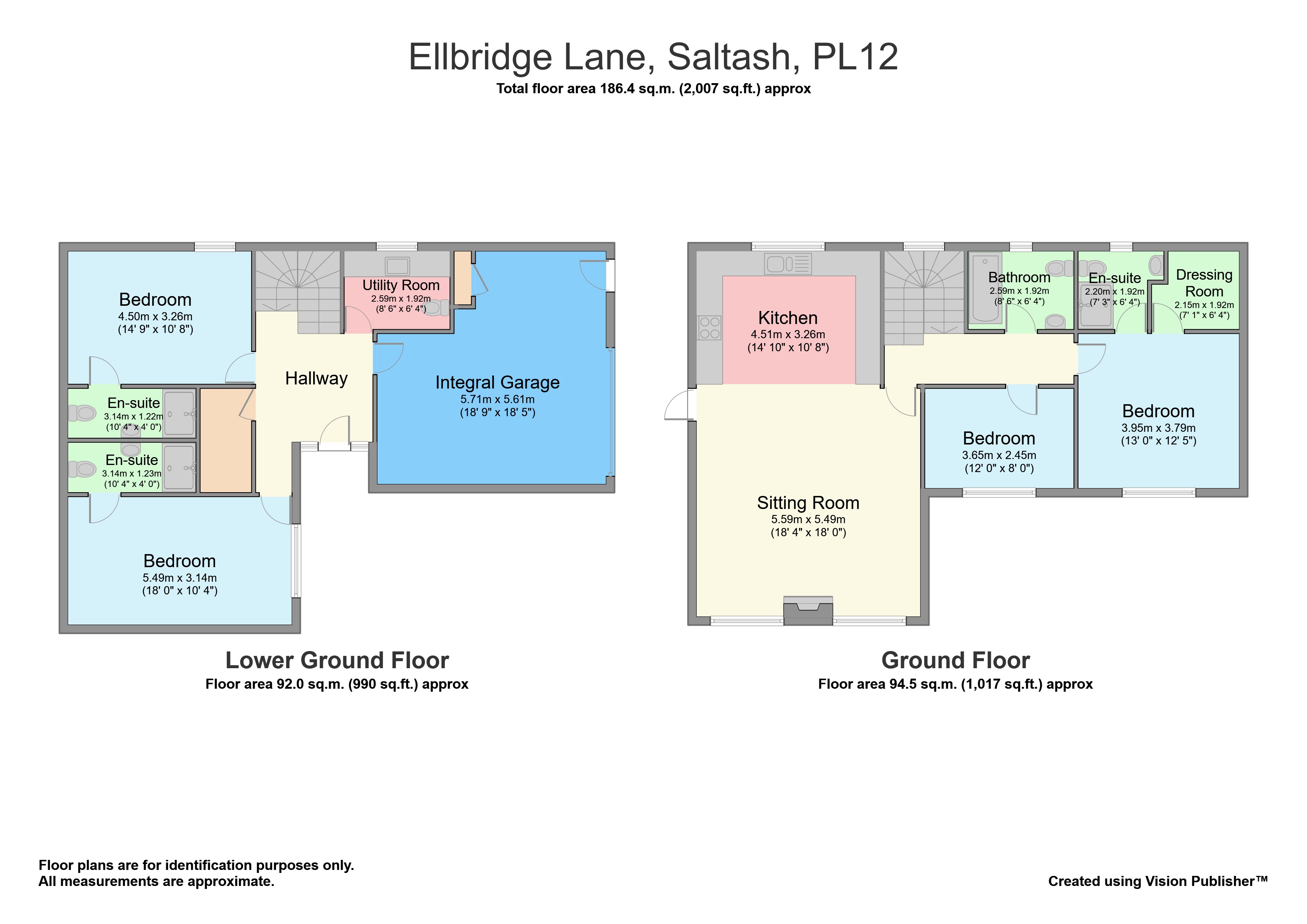 Ellbridge Lane, Hatt, Saltash, Cornwall PL12, 4 bedroom detached house