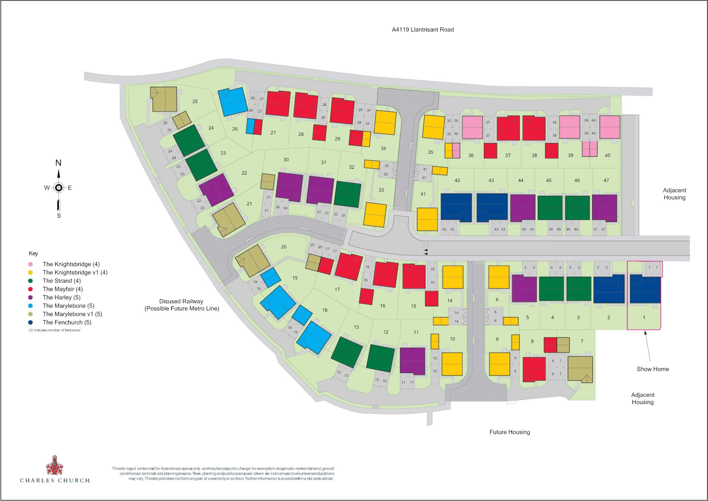 "The Marylebone" at Llantrisant Road, Capel Llanilltern, Cardiff CF5, 5 bedroom detached house