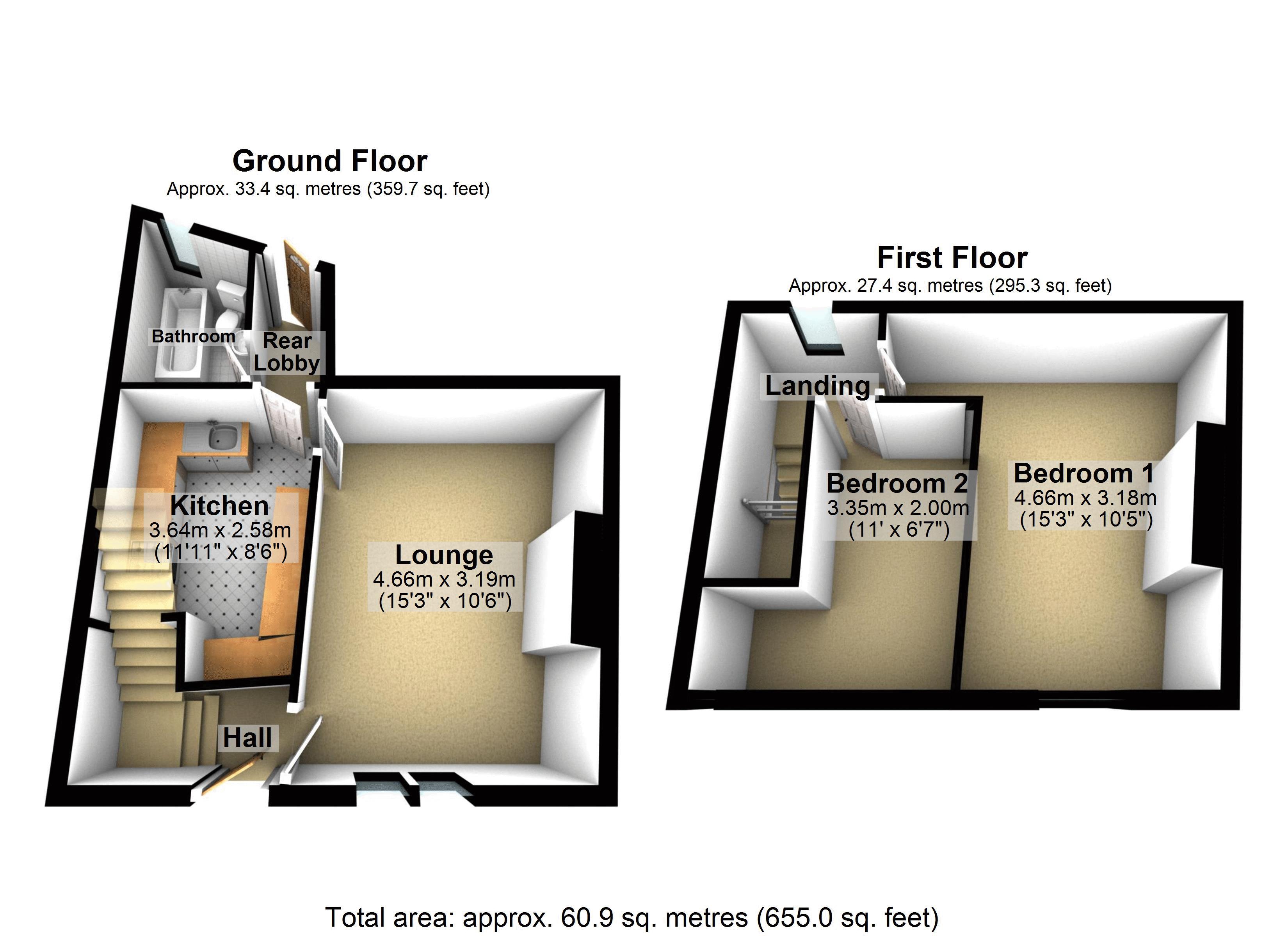 Stormont Street, North Shields NE29, 2 bedroom terraced house for sale