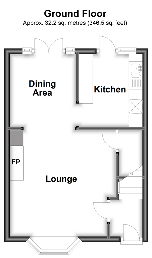 Landermere, Basildon, Essex SS14, 2 bedroom terraced house for sale