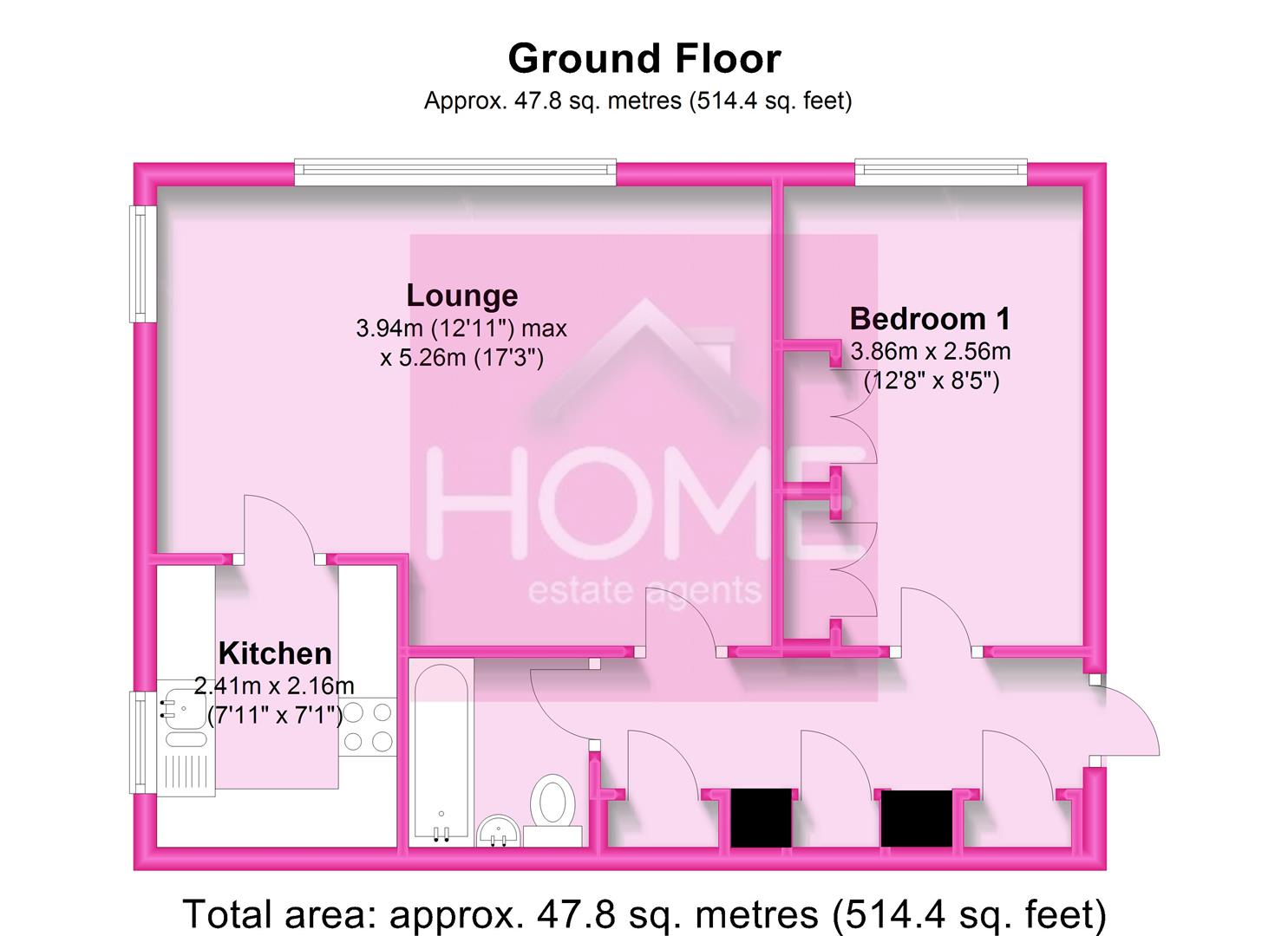 Free property report 32 Harcourt Close, Urmston, M41 9NB Chimnie