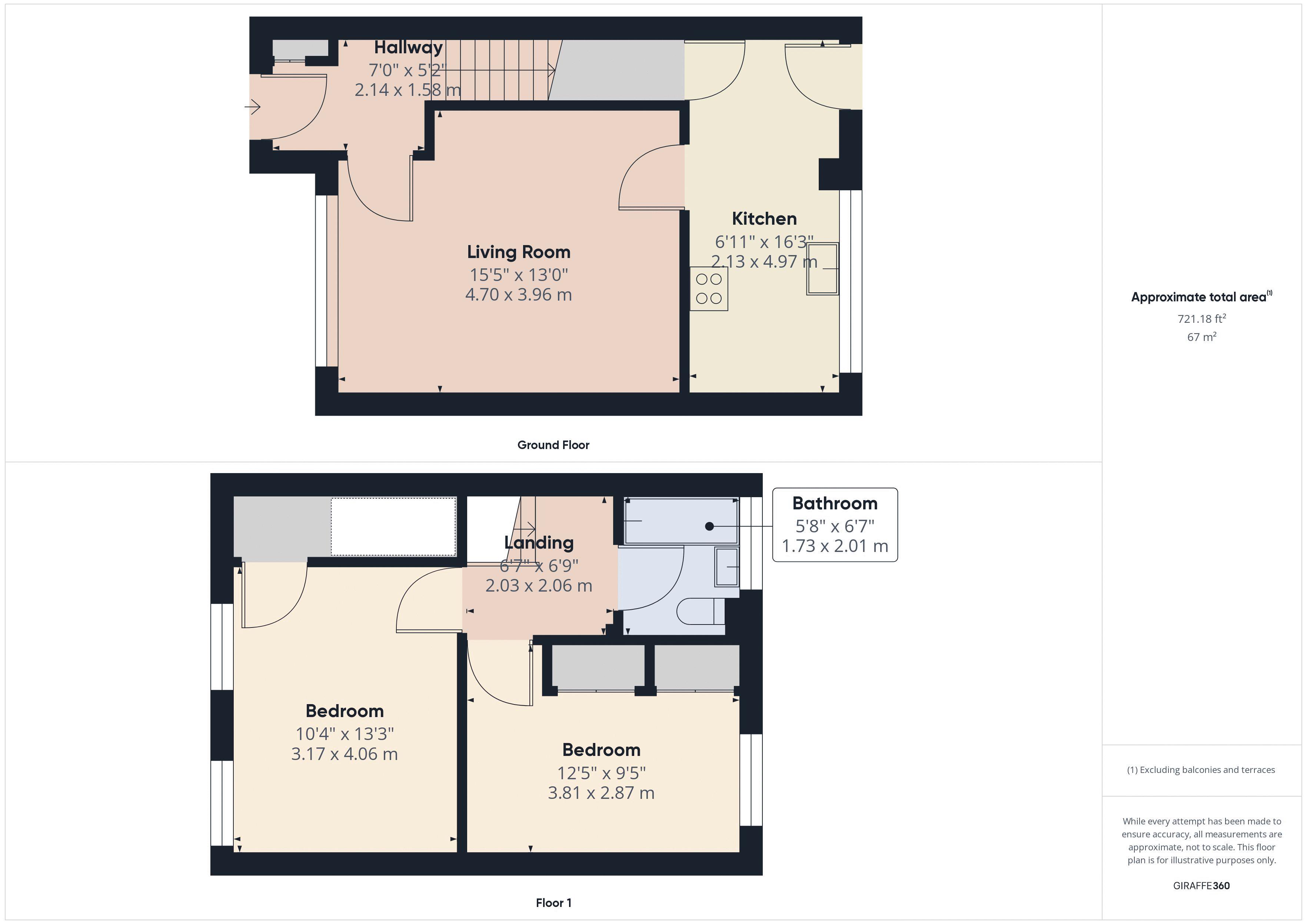 Lime Walk, Carstairs, Lanark ML11, 2 bedroom terraced house for sale