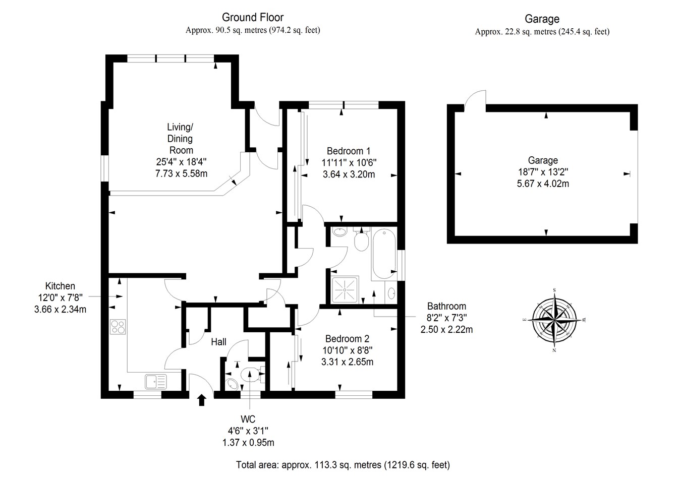 Friar Place, Scotlandwell, Kinross KY13, 2 bedroom detached bungalow for sale 66029642