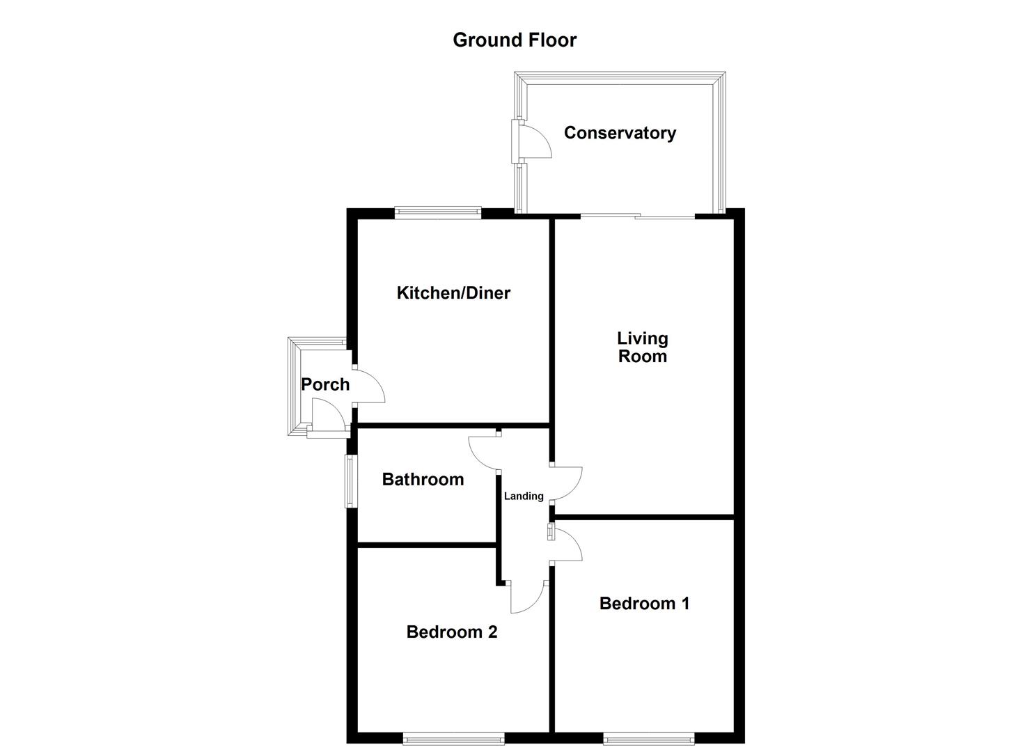 2 bed bungalow for sale in Newlaithes Crescent, Normanton WF6