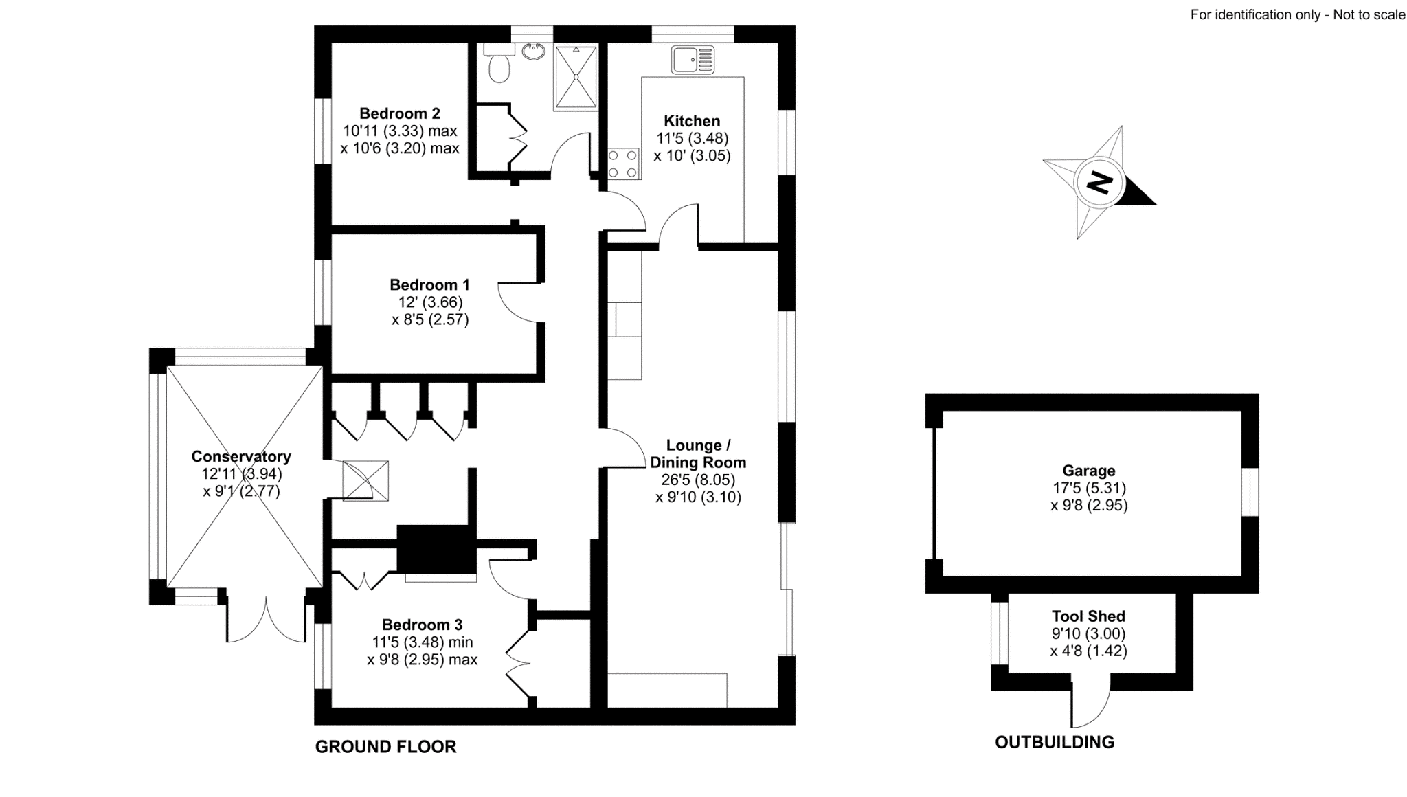 Twelvewoods Place, Dobwalls, Liskeard PL14, 3 bedroom bungalow for sale