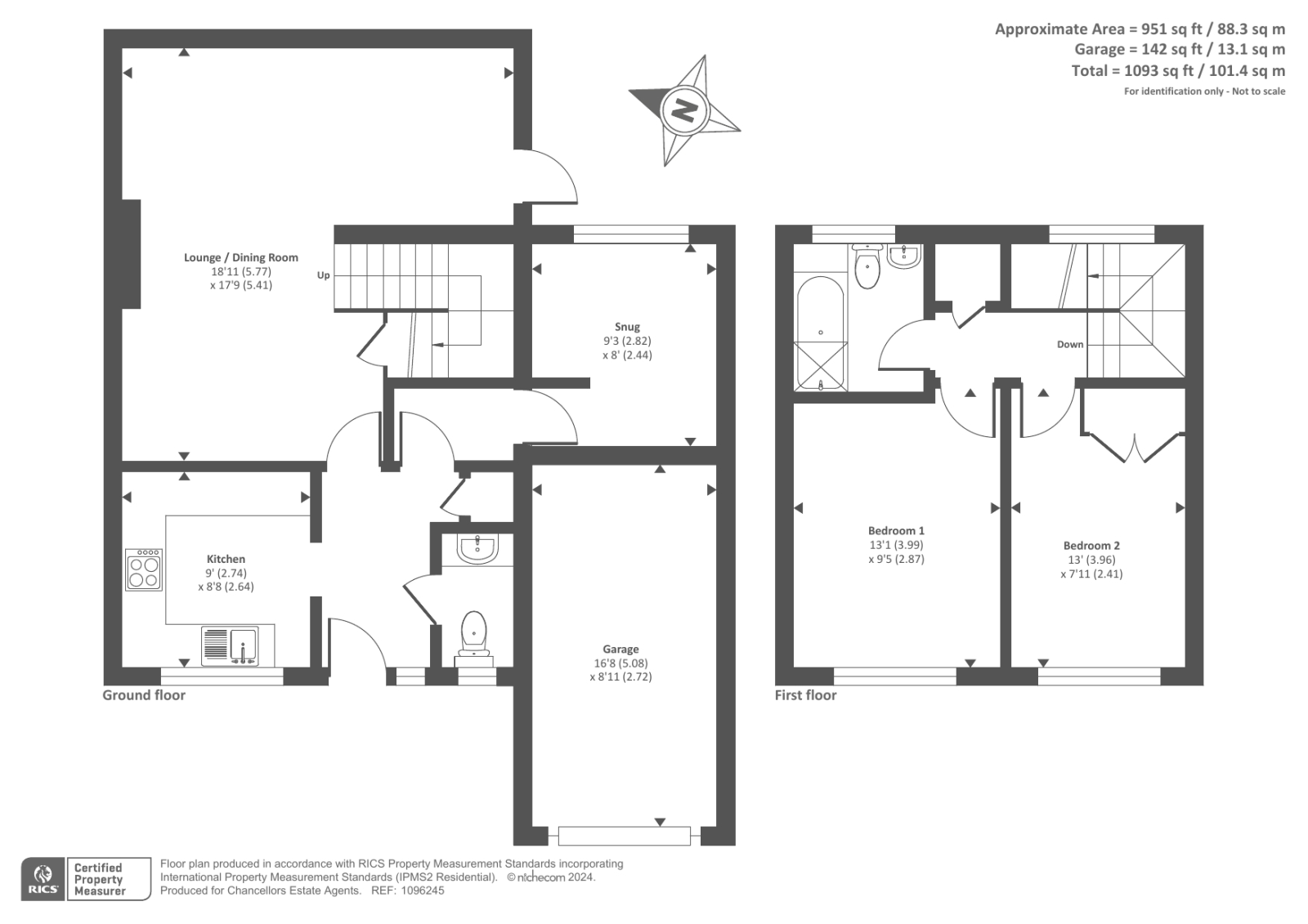 Riverdene, Basingstoke RG21, 3 bedroom terraced house for sale