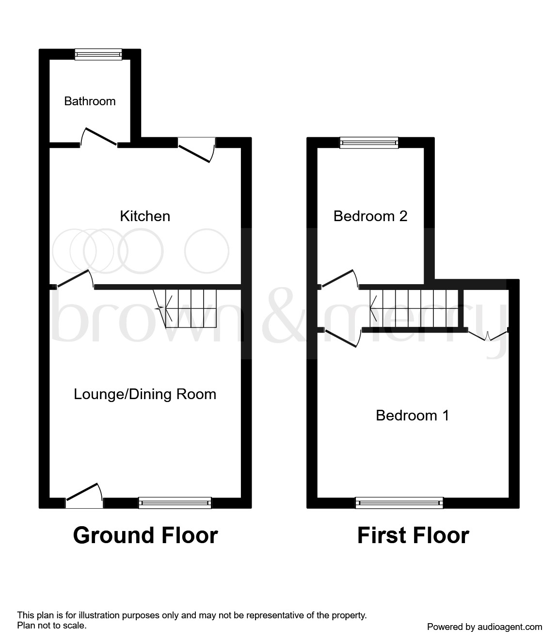 2 bed terraced house for sale in Station Road, Stanbridge, Leighton