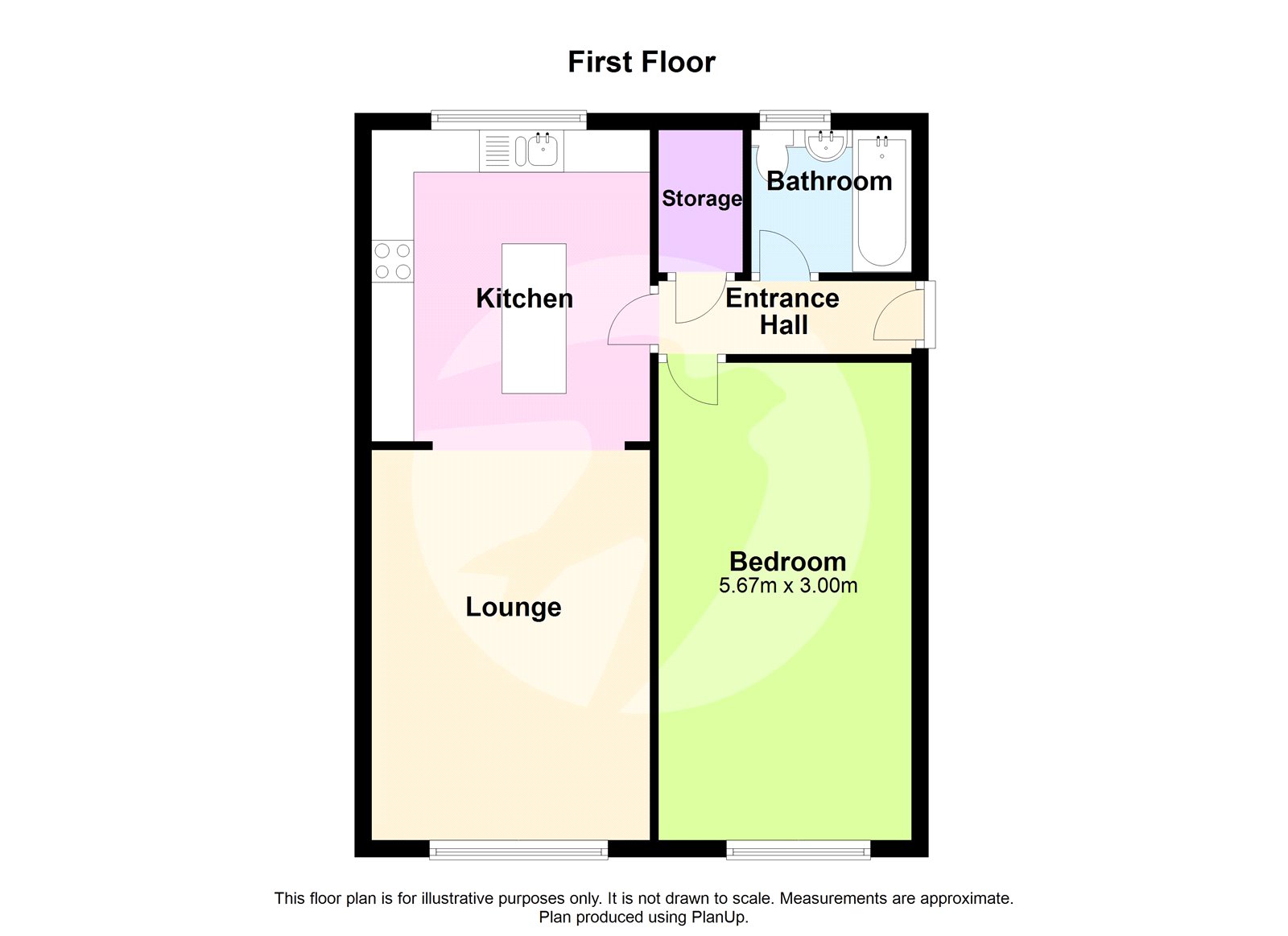 Canadian Avenue, Catford, London SE6, 1 bedroom flat for sale