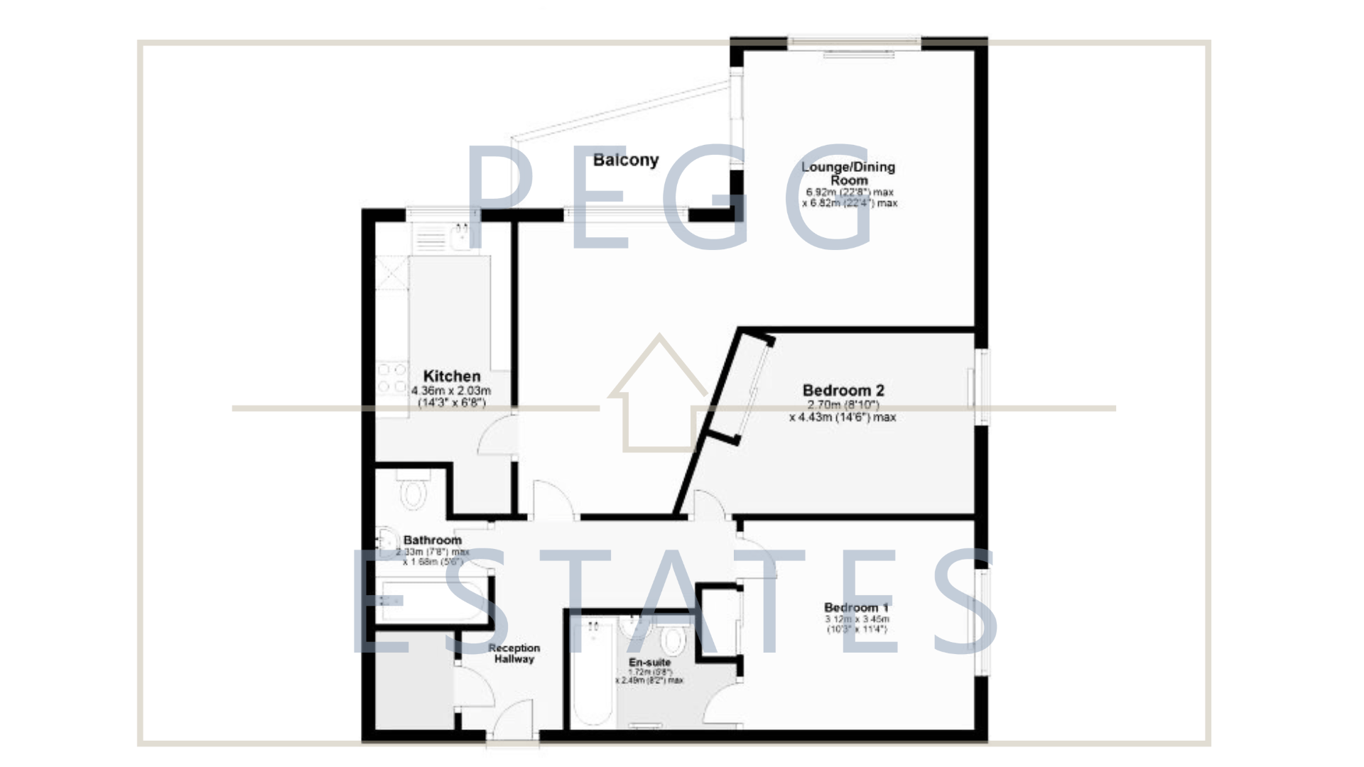 Ellesmere, Lower Warberry Road, Torquay TQ1, 2 bedroom flat for sale