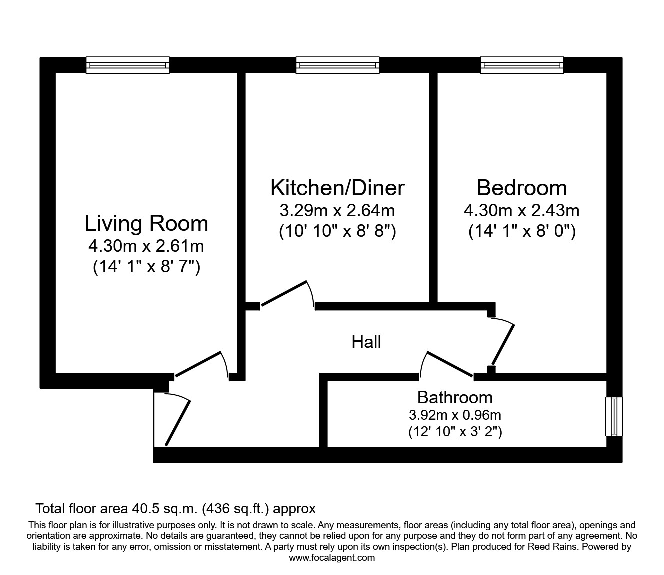 Holmfield Road, Blackpool, Lancashire FY2, 1 bedroom flat to rent