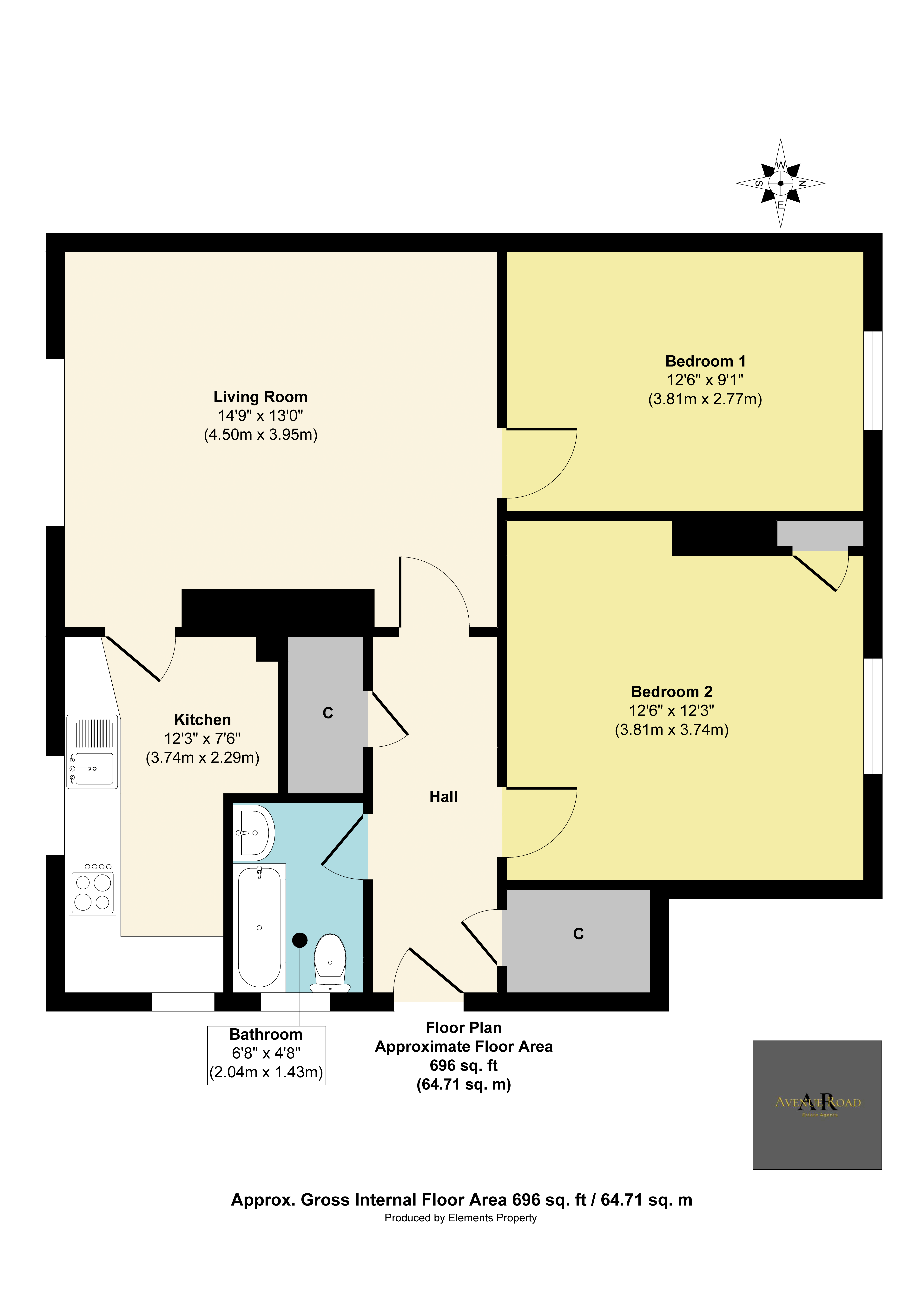 57 Birkenside, Gorebridge EH23, 2 bedroom flat for sale 61829556