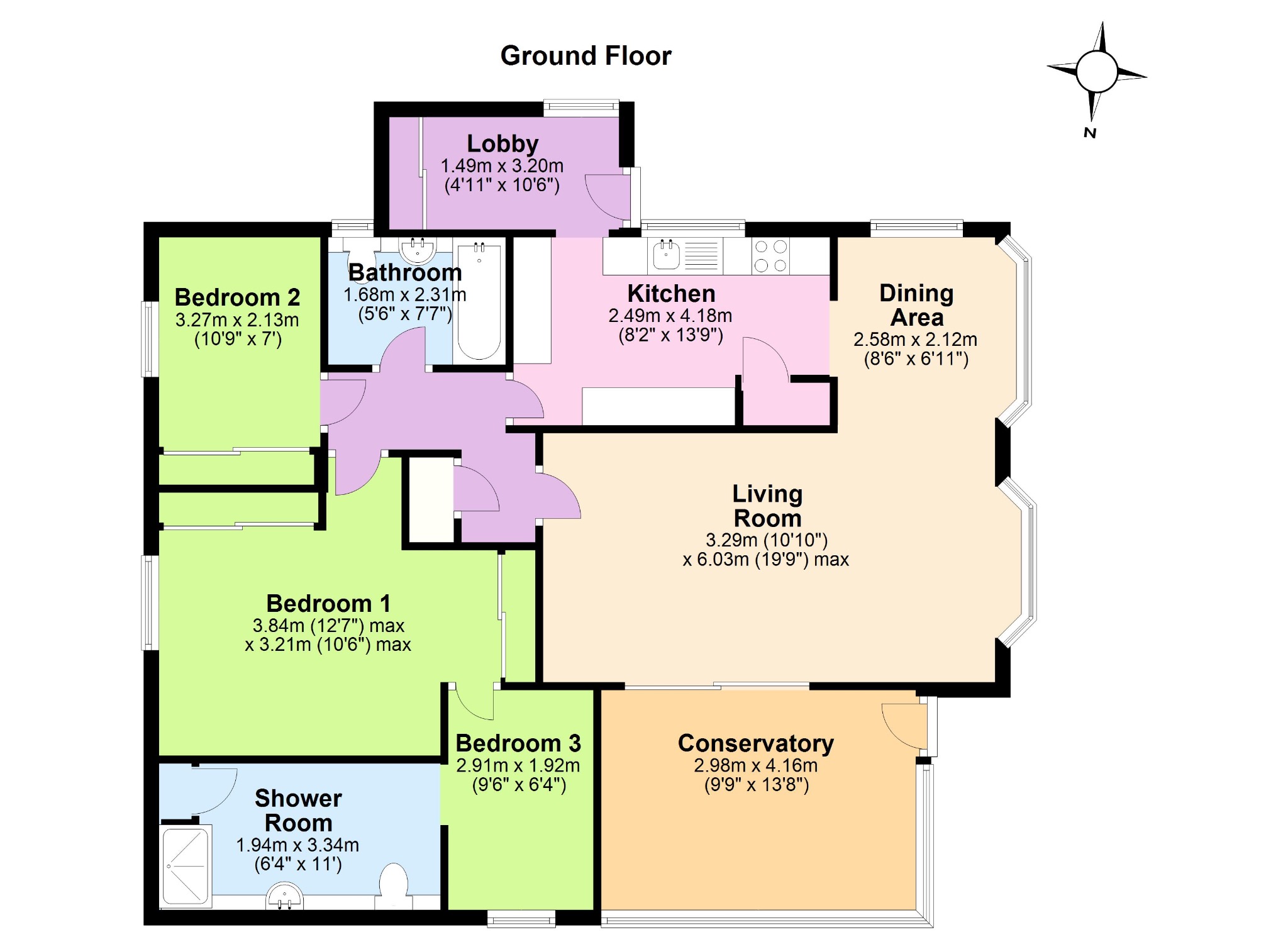 Hoburne Park, Swanage BH19, 3 bedroom bungalow for sale 66493469