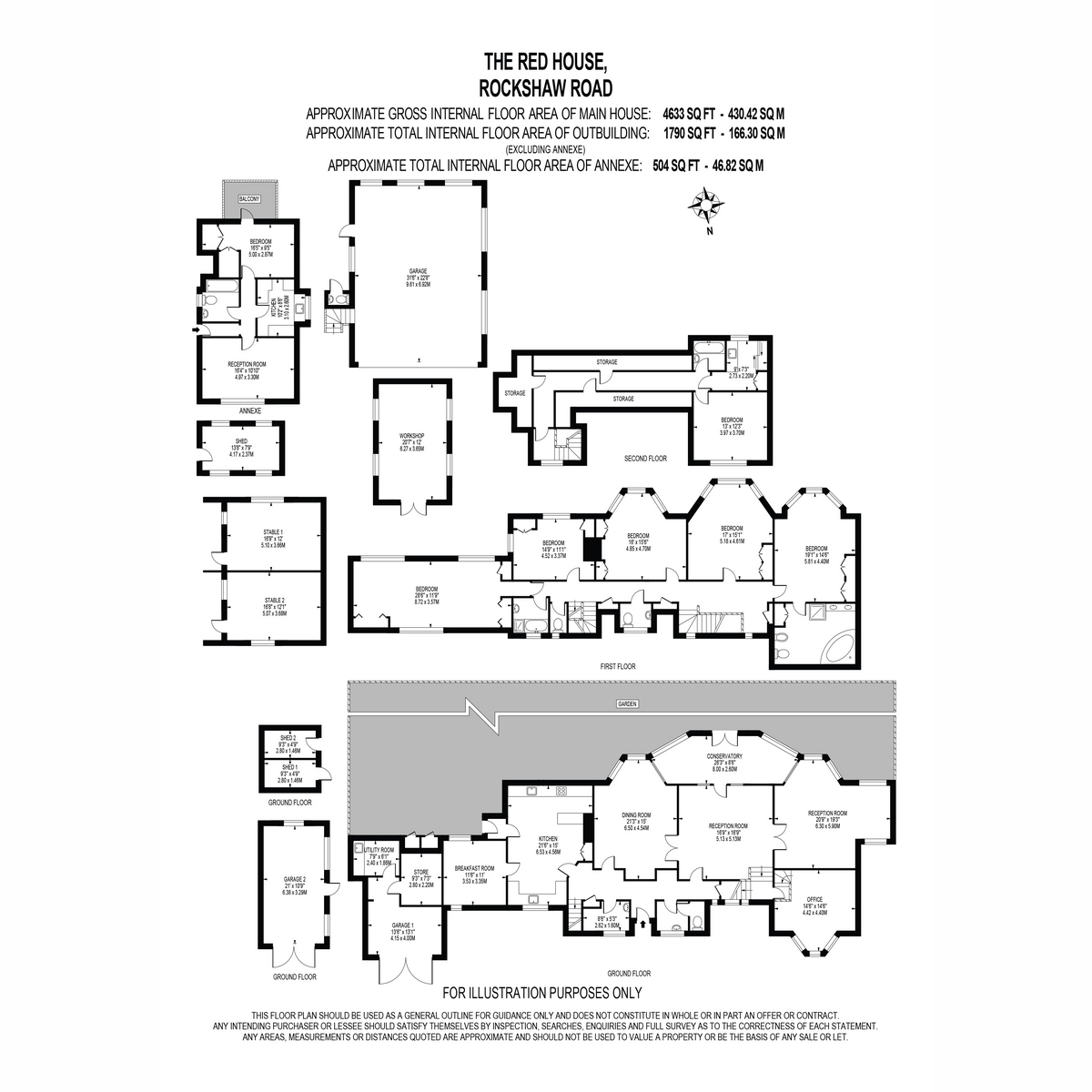 Rockshaw Road, Redhill RH1, 7 bedroom detached house for sale