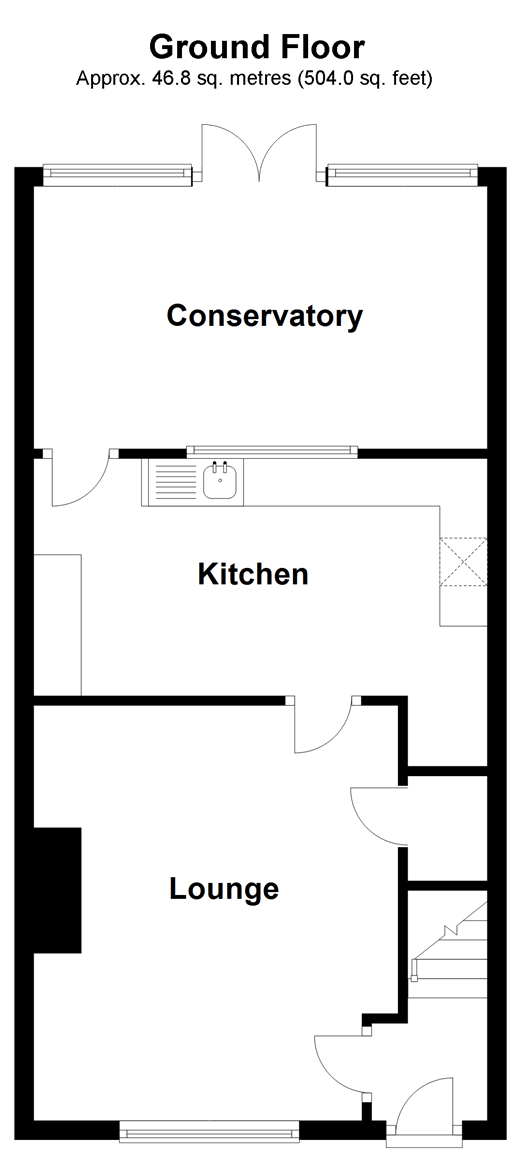 Gravits Lane, Bognor Regis, West Sussex PO21, 2 bedroom terraced house
