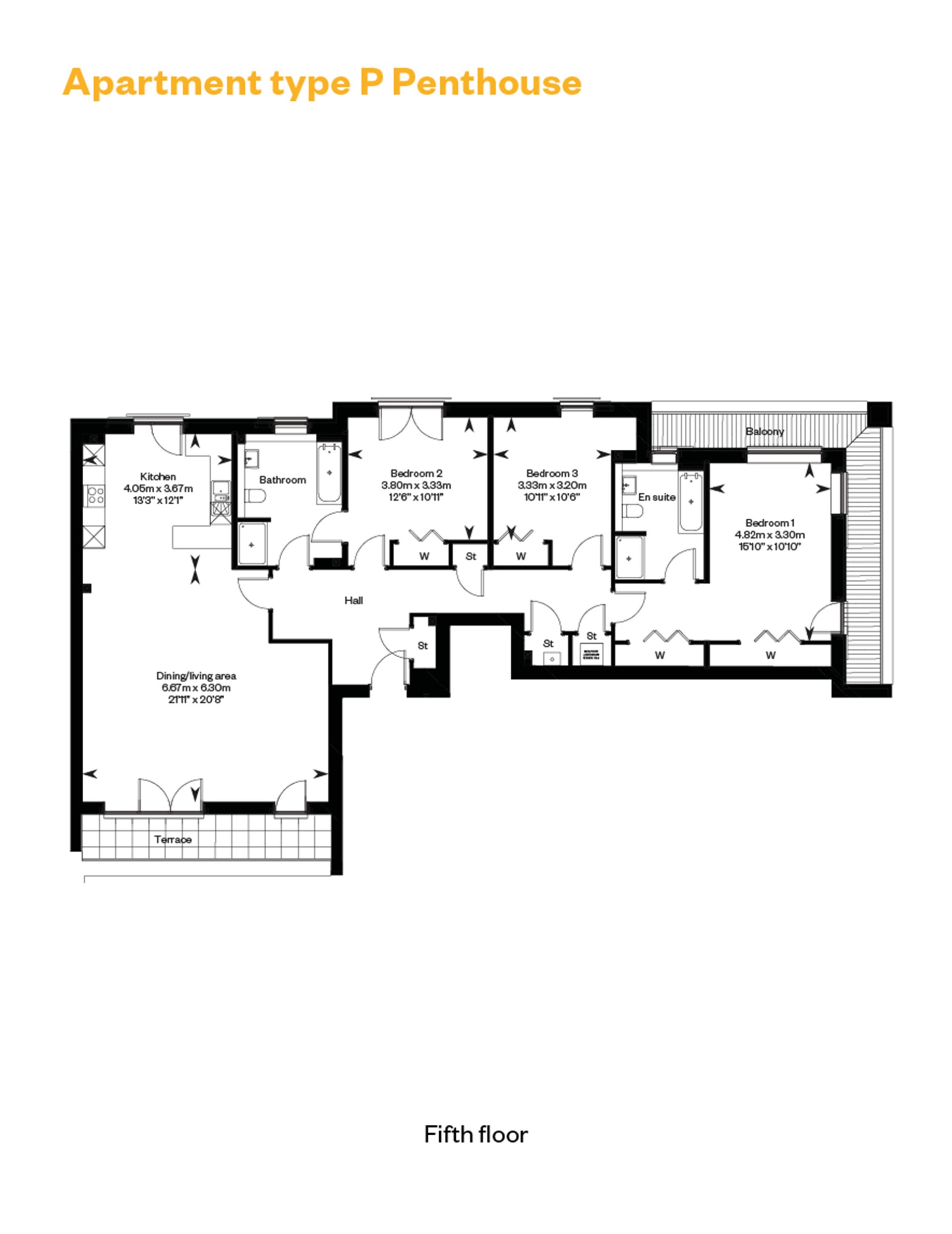 "Penthouse P" at Ocean Drive, Edinburgh EH6, 3 bedroom flat for sale