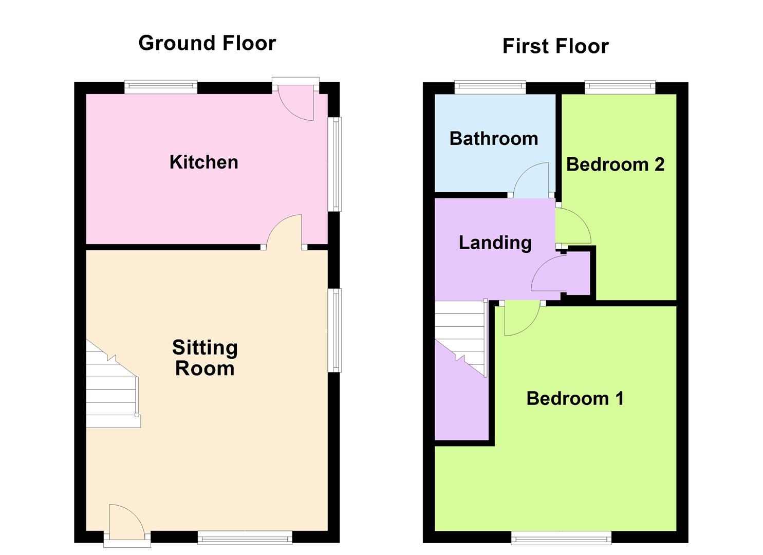 Brindlegate, Pocklington, York YO42, 2 bedroom end terrace house for