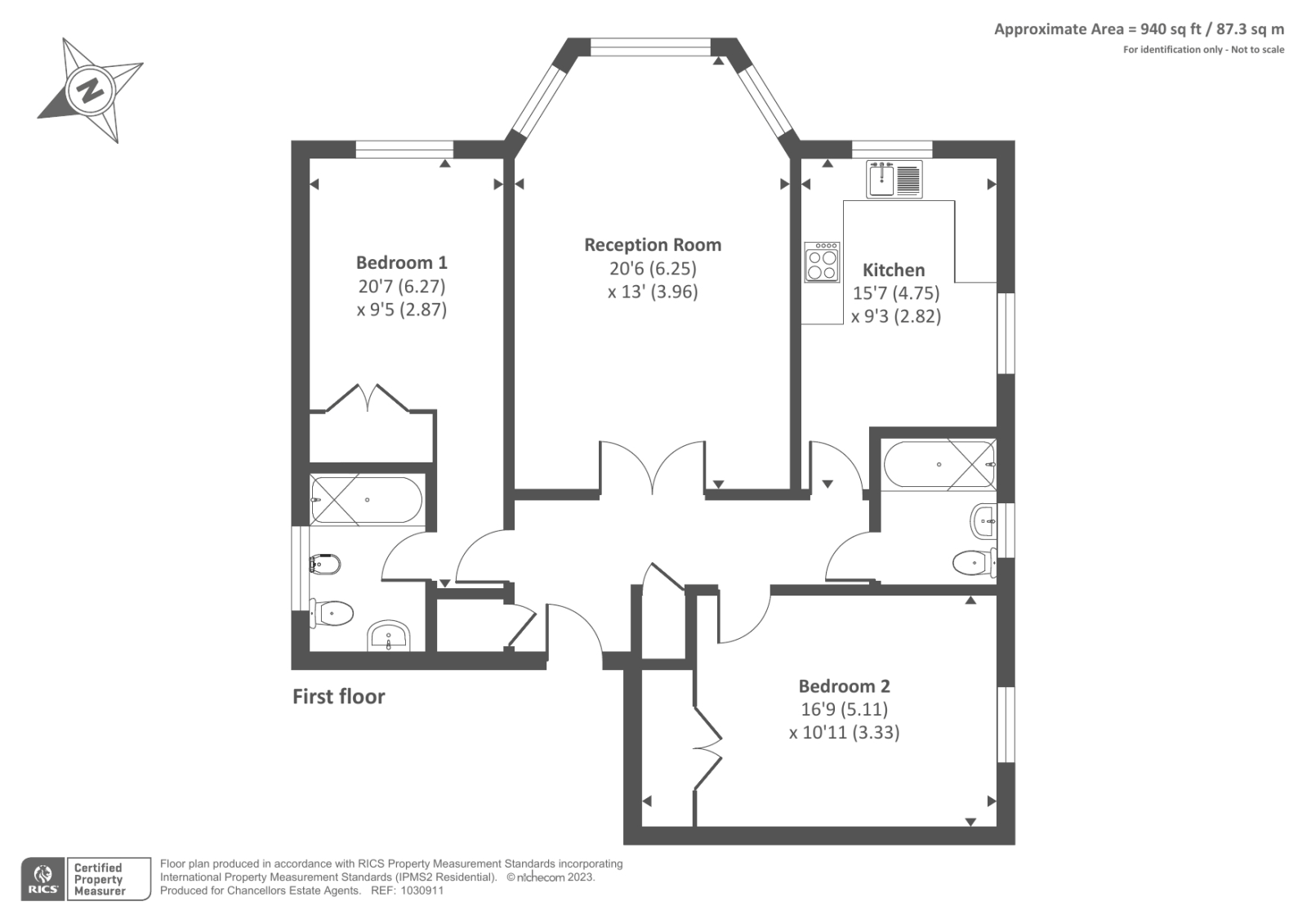 Parklands, Cholmeley Park, London N6, Highgate,, 2 bedroom flat for