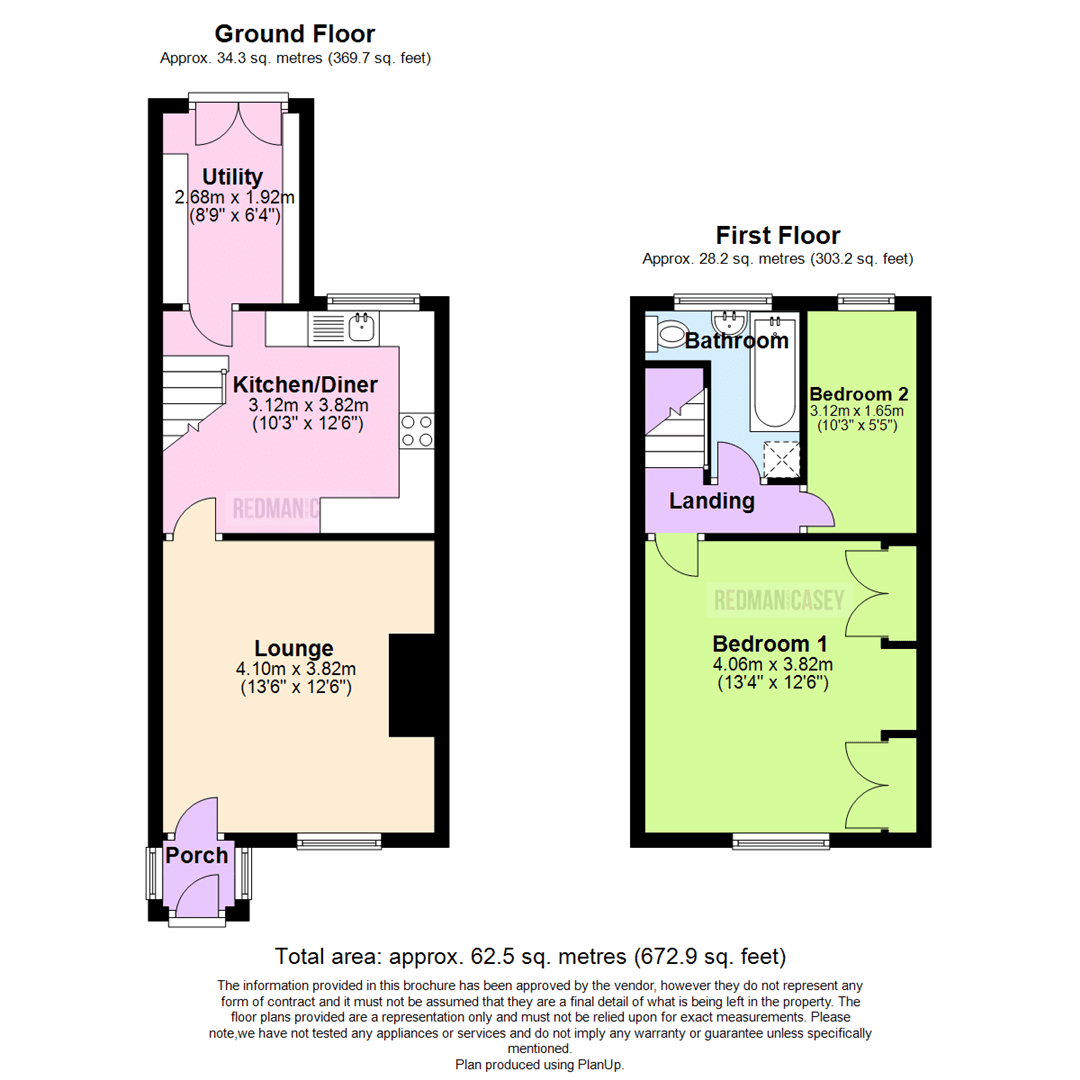 Catherine Street East, Horwich, Bolton BL6, 2 bedroom terraced house