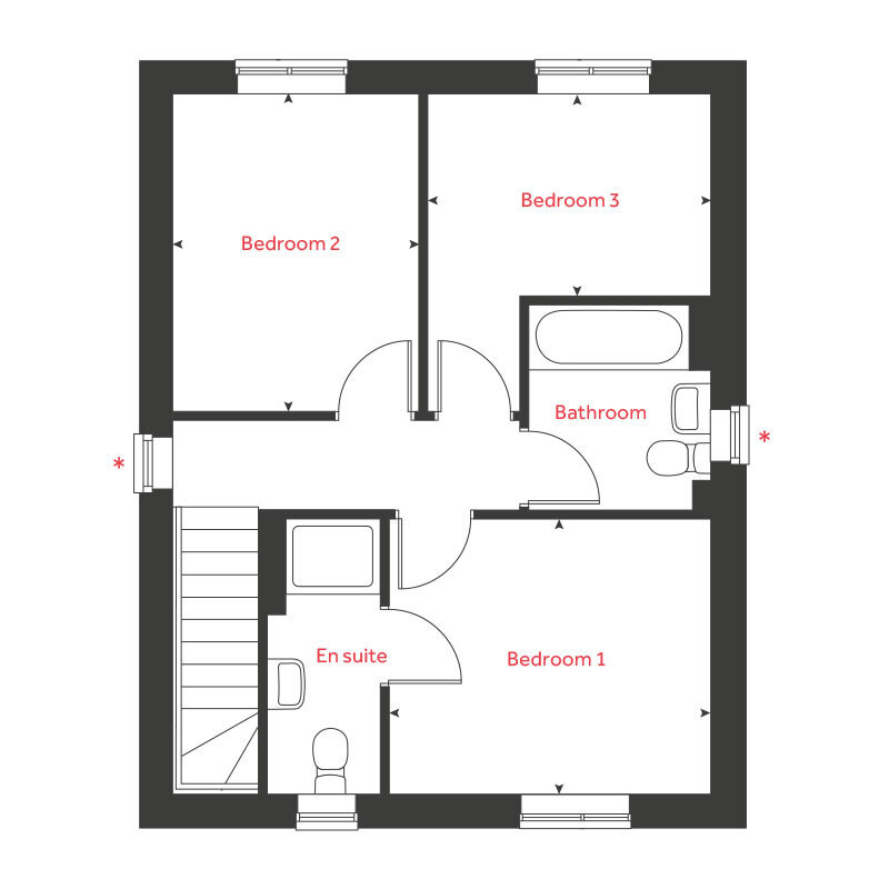 "The Elliot" at Parkgate Road, Wolverley, Kidderminster DY10, 3 bedroom