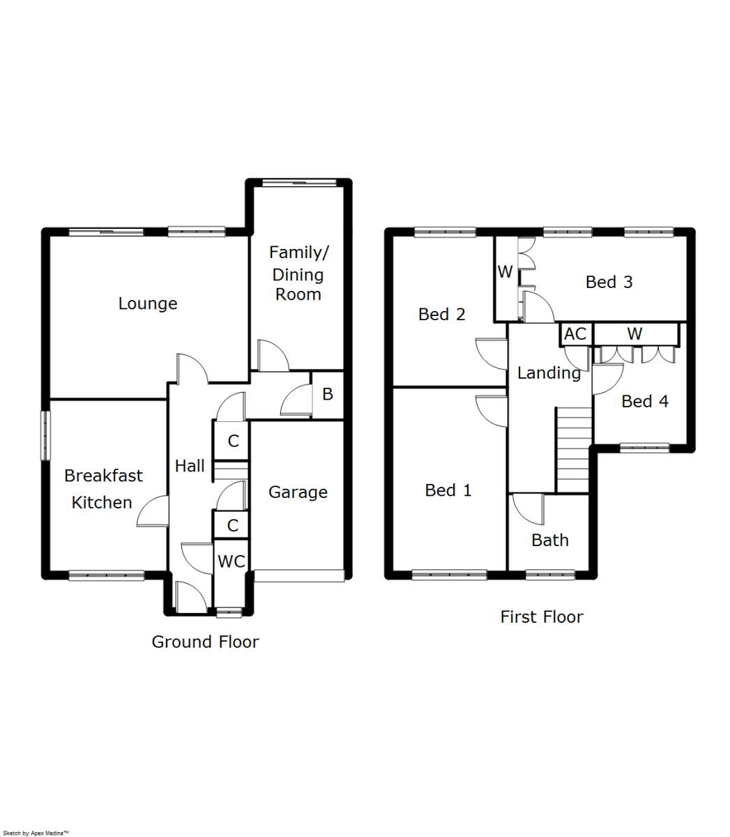 Free property report 12 Falna Crescent, Tamworth, B79 8JS Chimnie