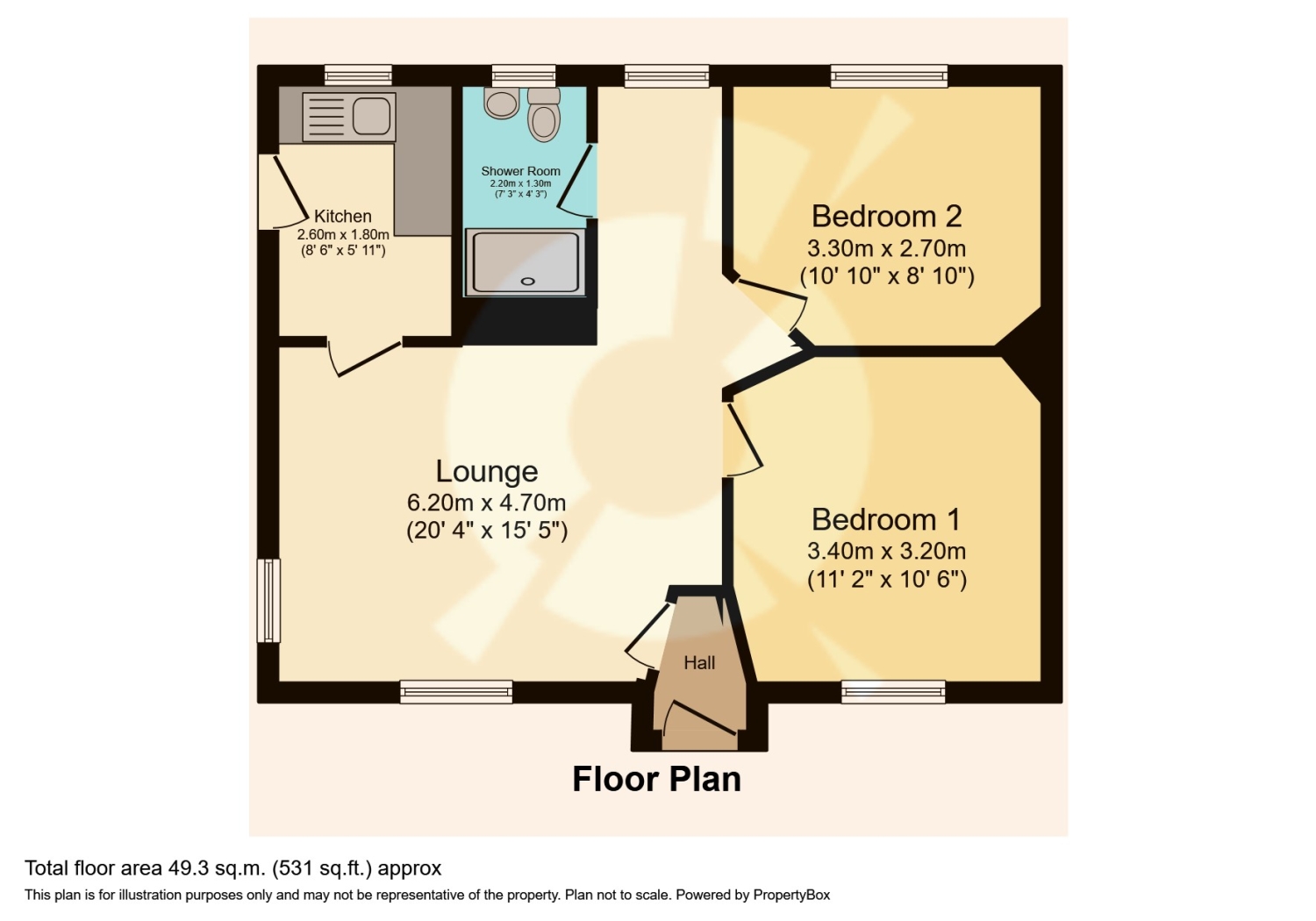 Central Avenue, Kilbirnie KA25, 2 bedroom semidetached bungalow for