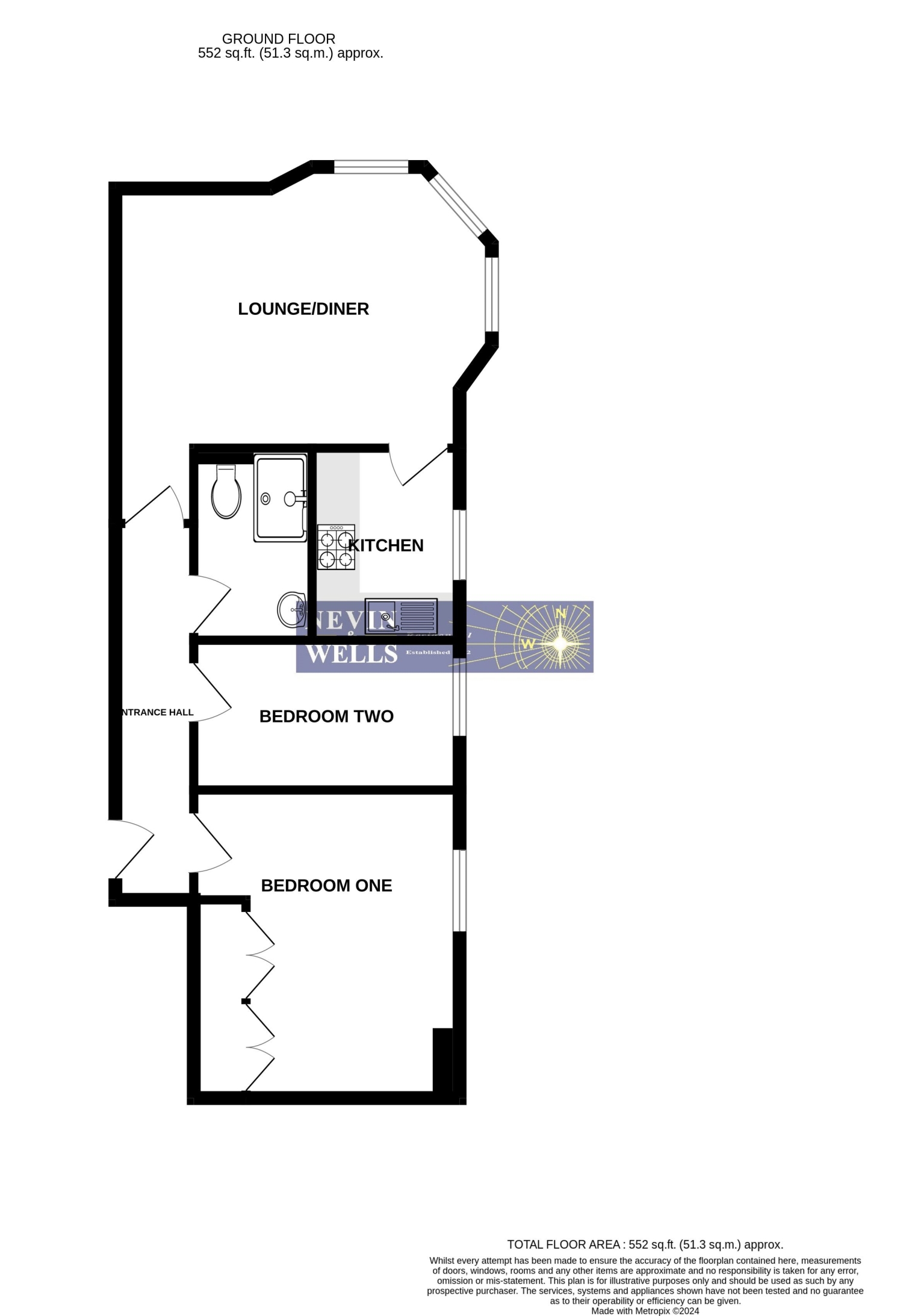 St. Catherines Place, Hummer Road, Egham, Surrey TW20, 2 bedroom flat for sale 67633016