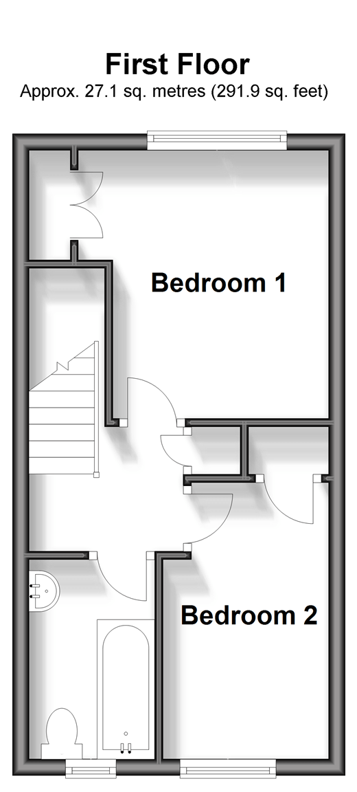 Oakhurst Close, Barkingside, Essex IG6, 2 bedroom terraced house for