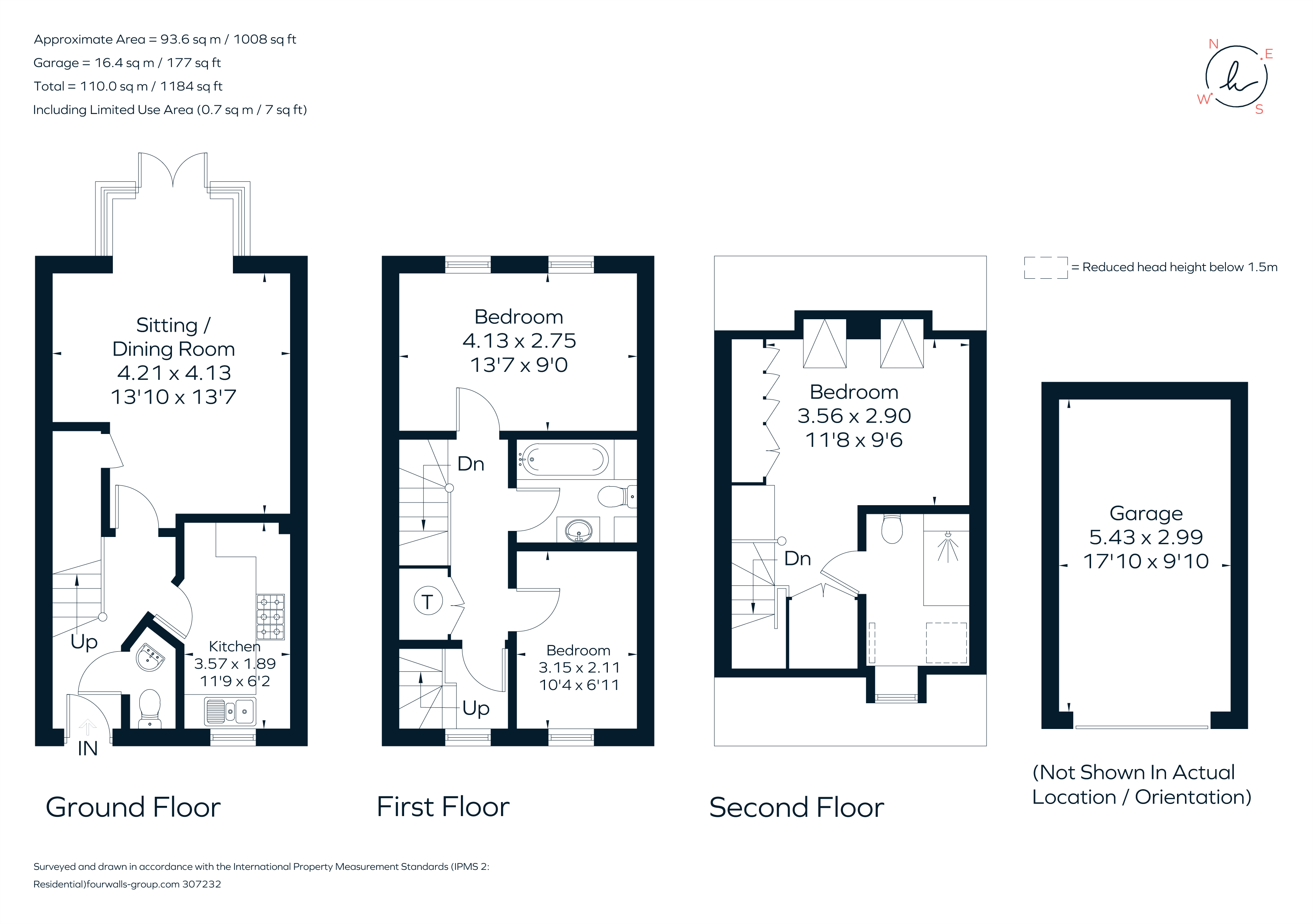 Odiham Drive, Newbury, Berkshire RG14, 3 bedroom terraced house for