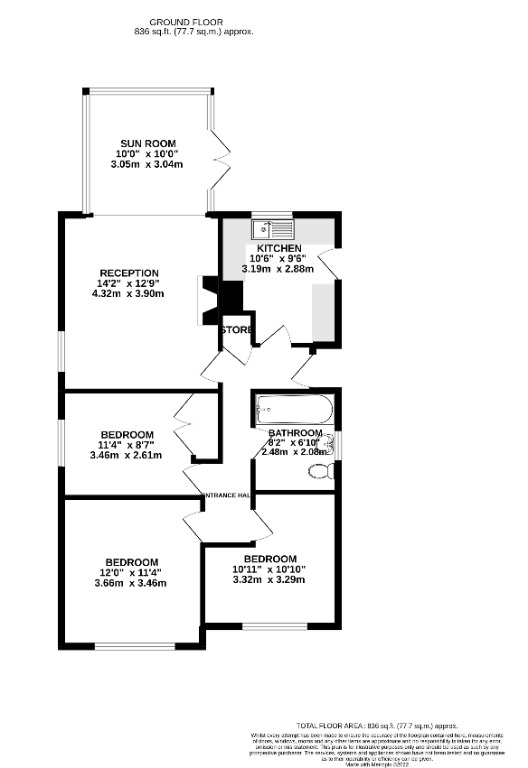 Dalebrook Road, BurtonOnTrent DE15, 3 bedroom detached house for sale