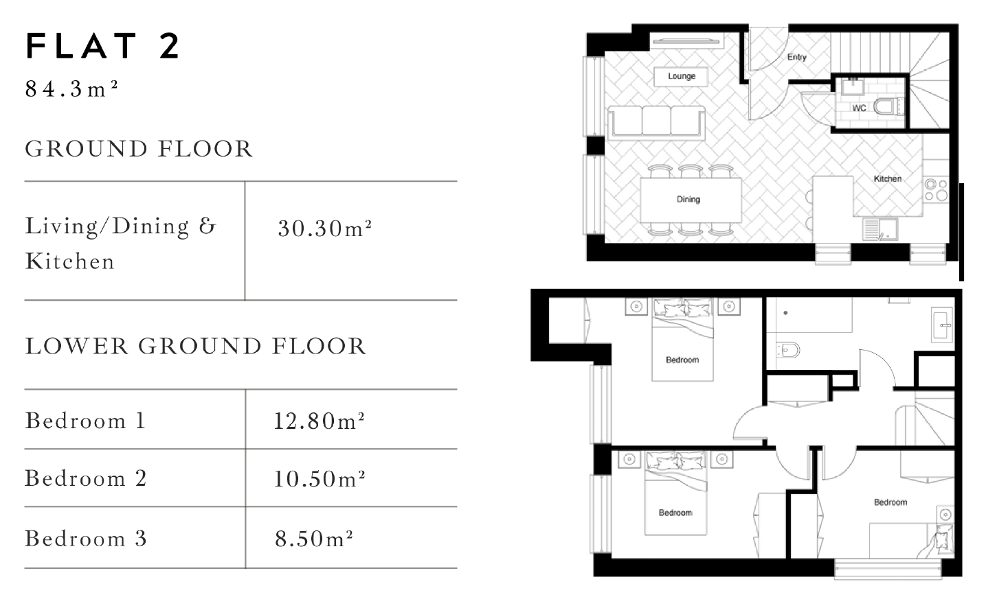 Glenburnie Road, London SW17, 3 bedroom flat for sale 62333395