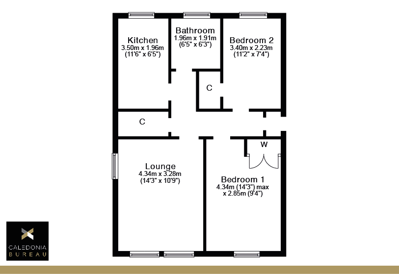 Second Avenue, Clydebank, West Dunbartonshire G81, 2 bedroom flat for