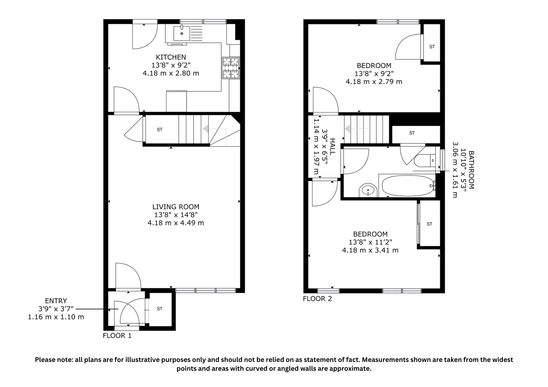 Mary Stevenson Drive, Alloa, Clackmannanshire FK10, 2 bedroom end