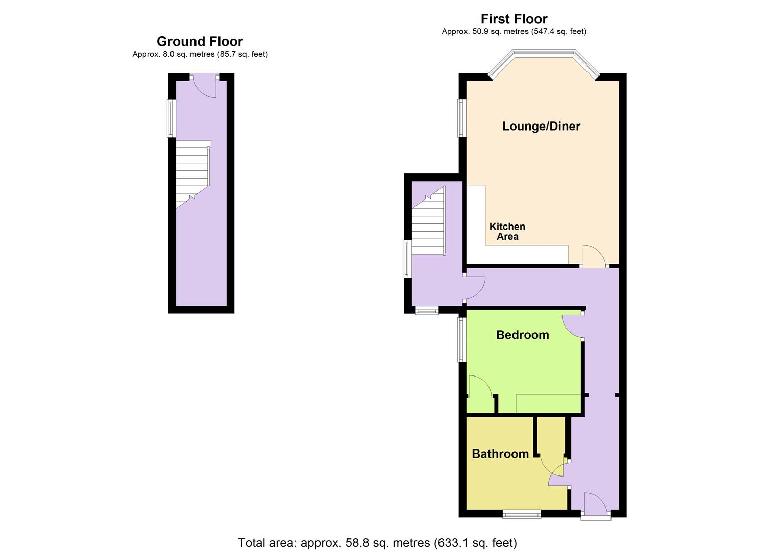 Lansdowne Road, Worthing BN11, 1 bedroom flat to rent 60251802