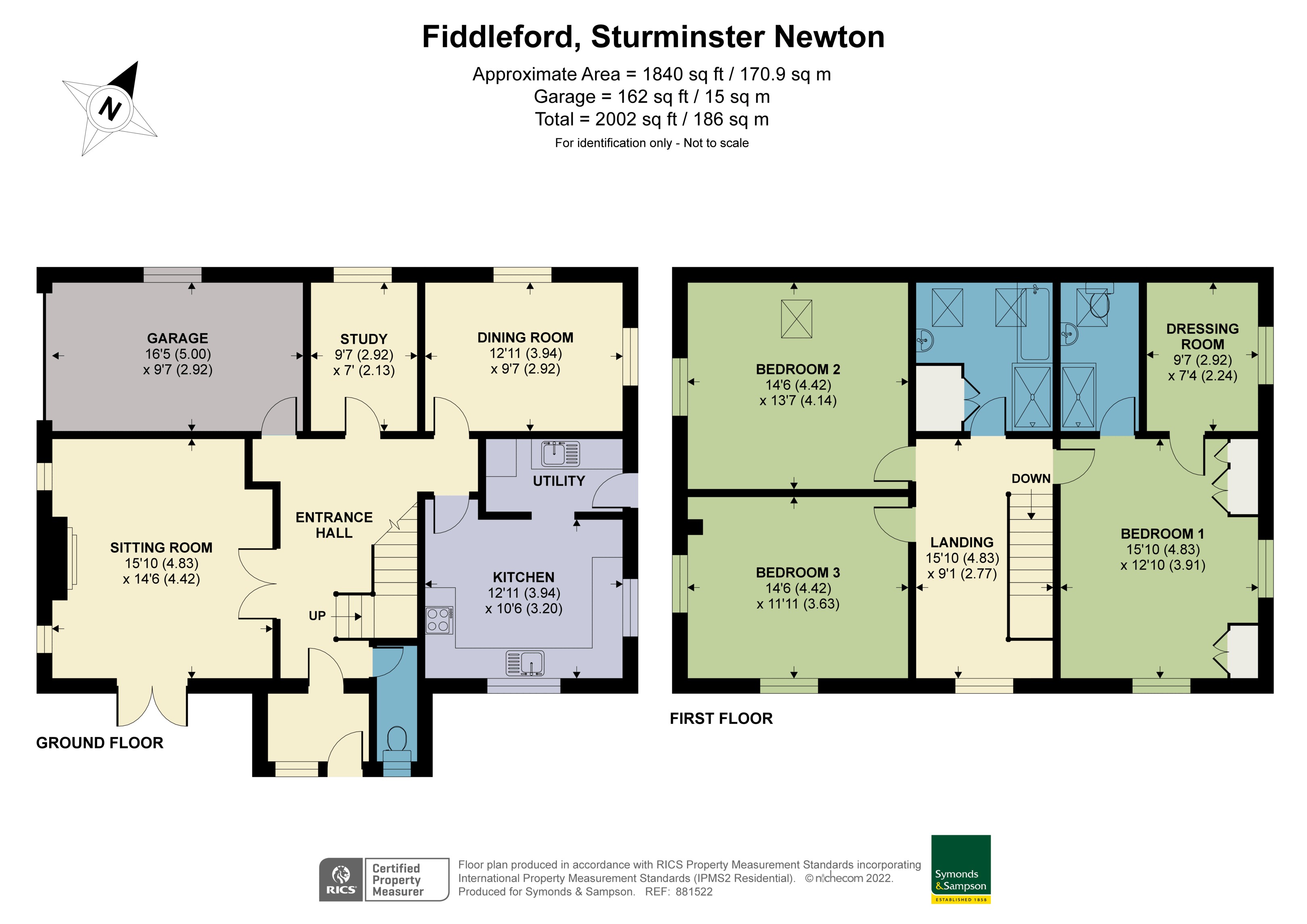 Fiddleford, Sturminster Newton, Dorset DT10, 3 bedroom detached house