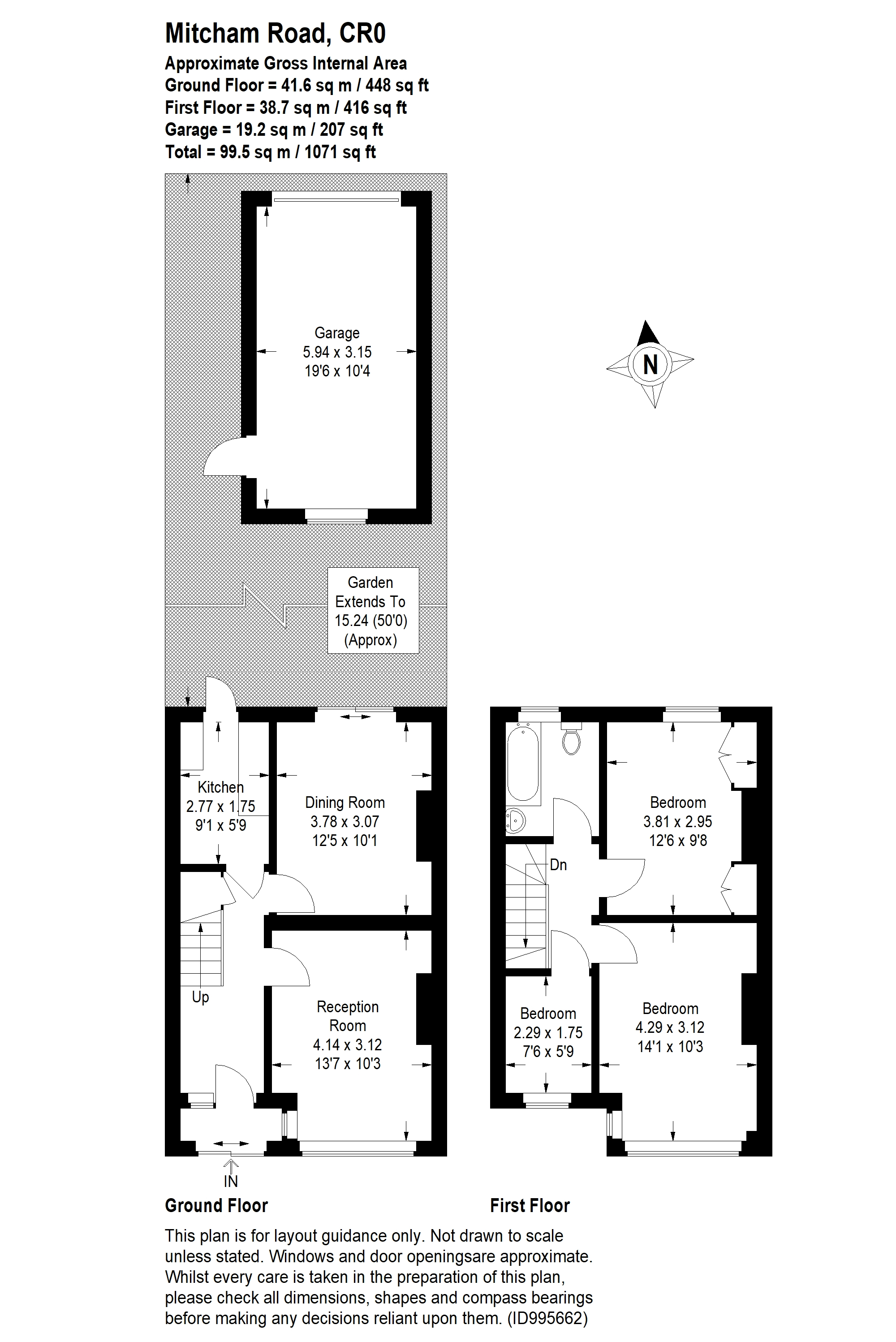 Mitcham Road, Croydon, Surrey CR0, 3 bedroom terraced house for sale