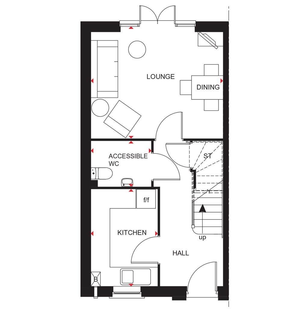 "Belmont" at Primrose Road, Longridge, Preston PR3, 2 bedroom terraced