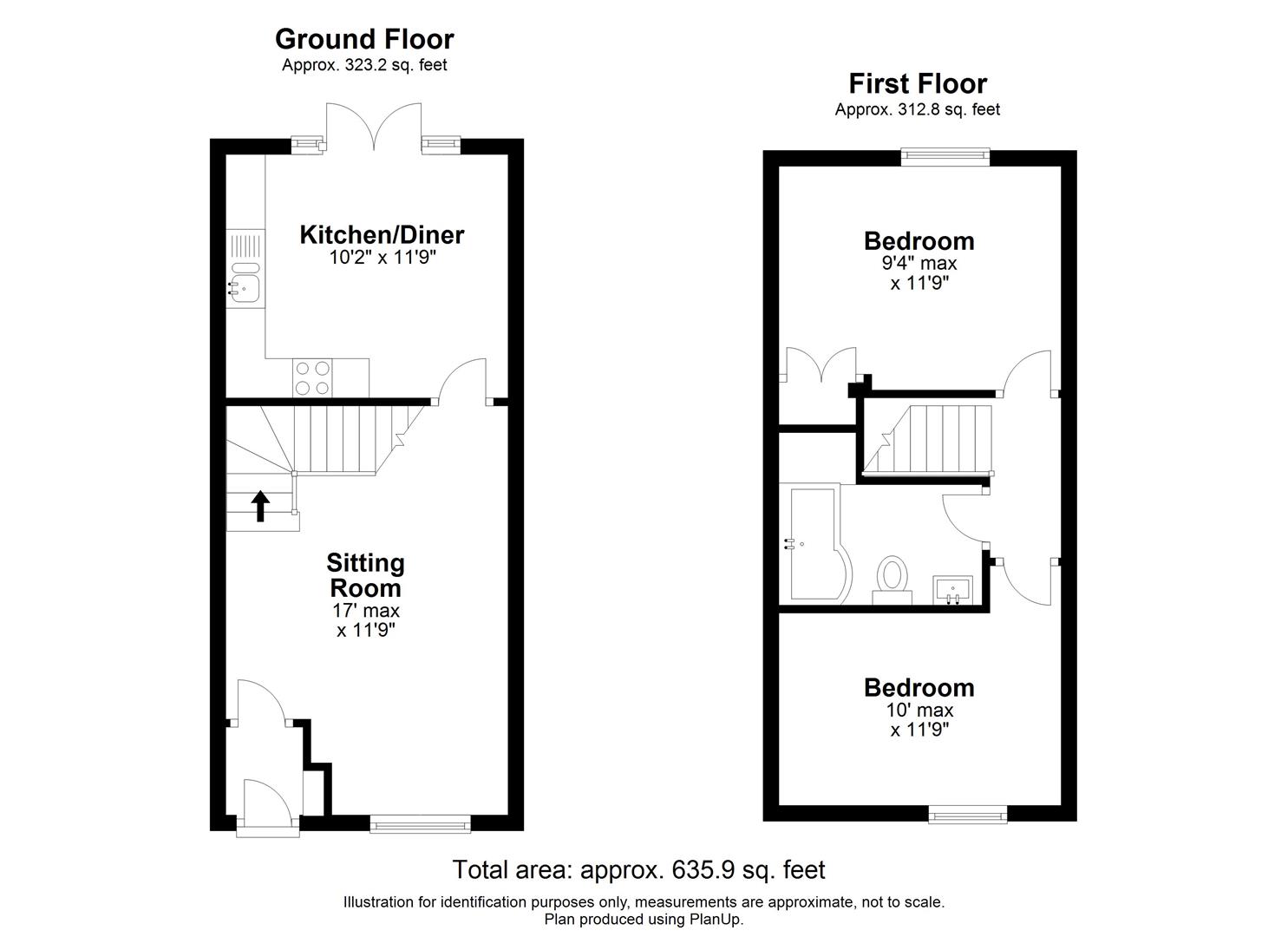 Ray Close, Chippenham SN15, 2 bedroom terraced house for sale