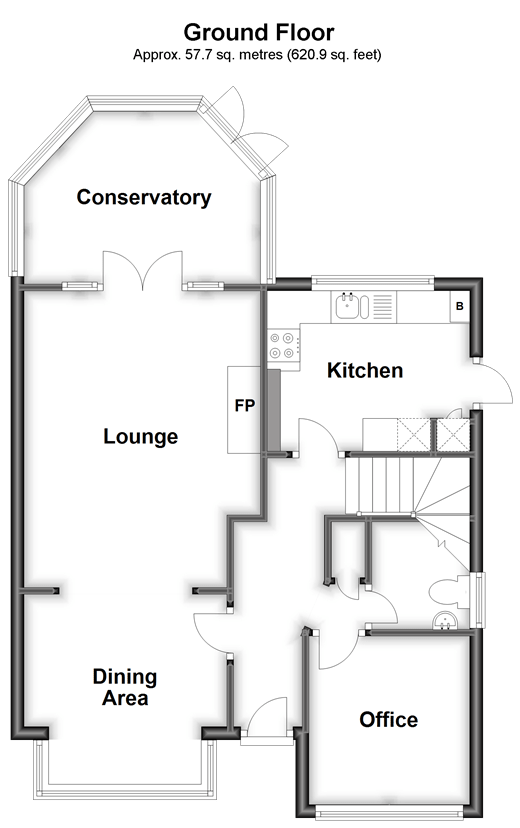 Chestnut Avenue, Staplehurst, Tonbridge, Kent TN12, 3 bedroom detached
