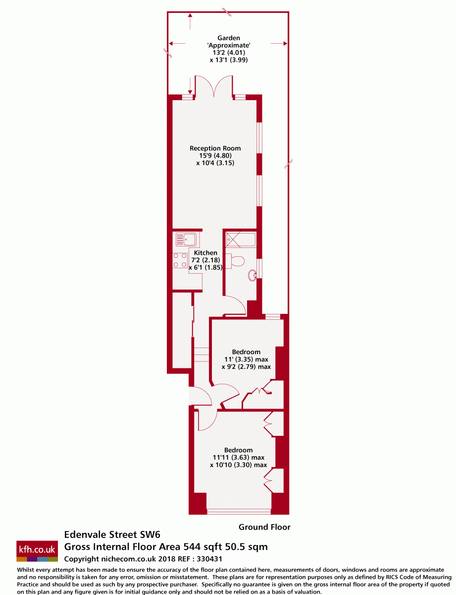 Edenvale Street, London SW6, 2 bedroom flat for sale 58491590