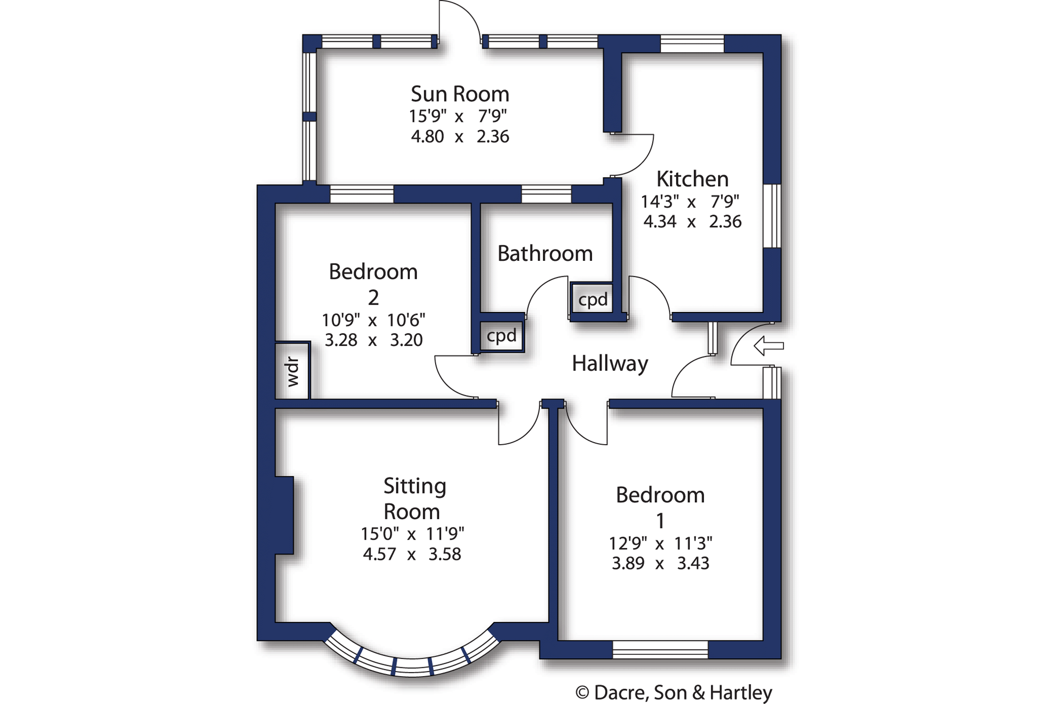 Rydal Road, Harrogate HG1, 2 bedroom bungalow for sale 58453246