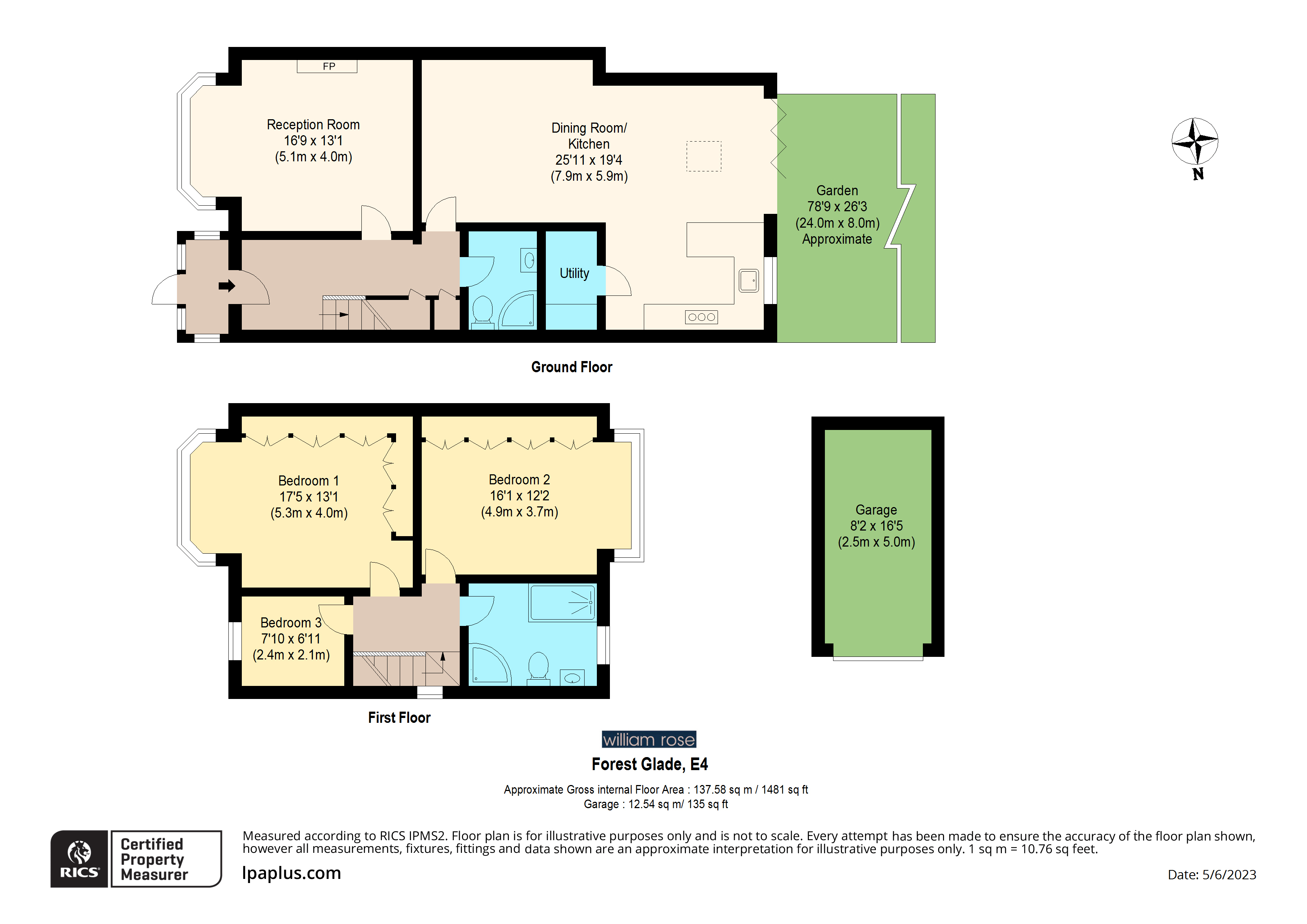 Forest Glade, Highams Park, London E4, 3 bedroom semidetached house