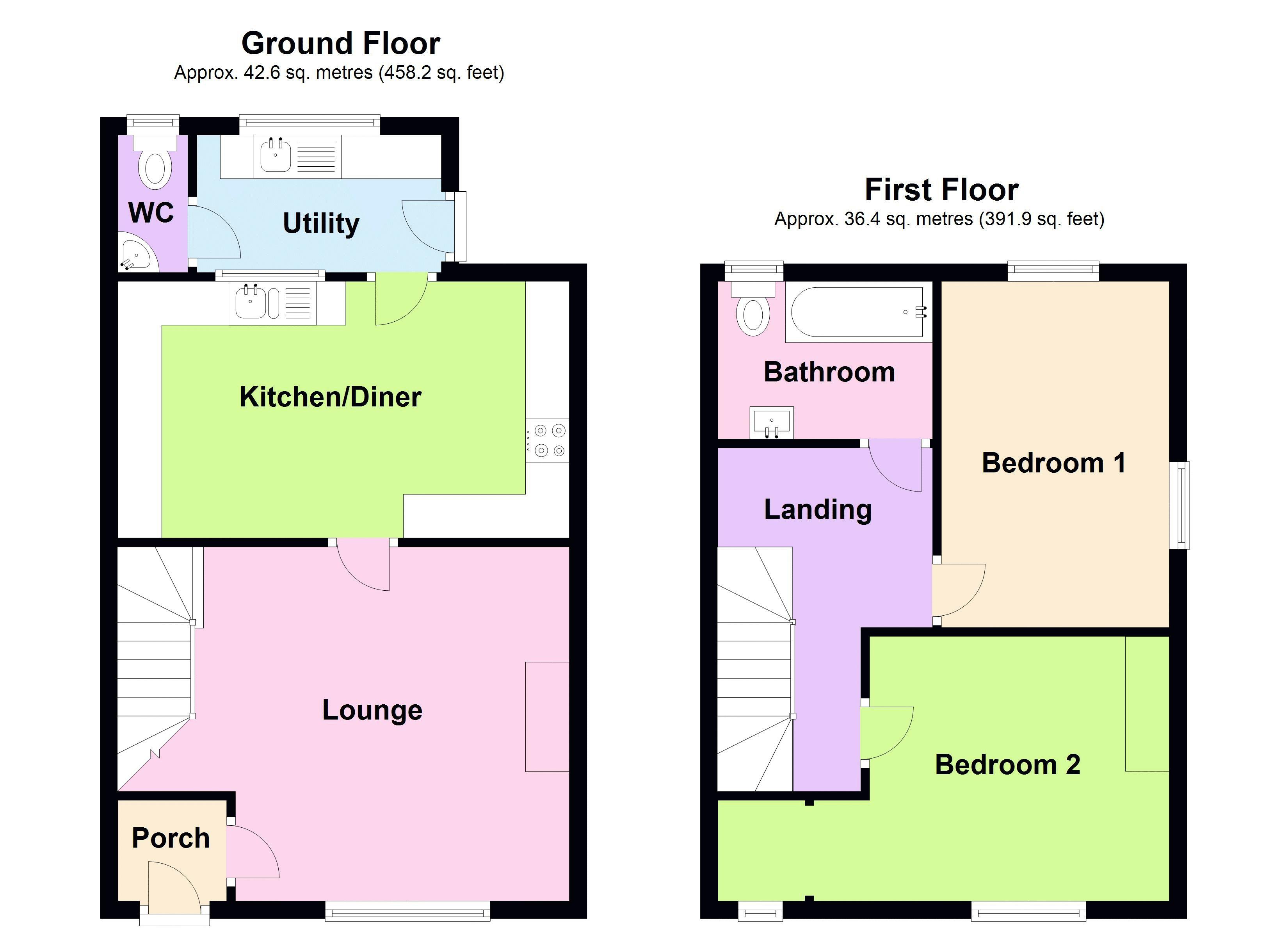 Bratton Road, West Ashton, Trowbridge BA14, 2 bedroom terraced house