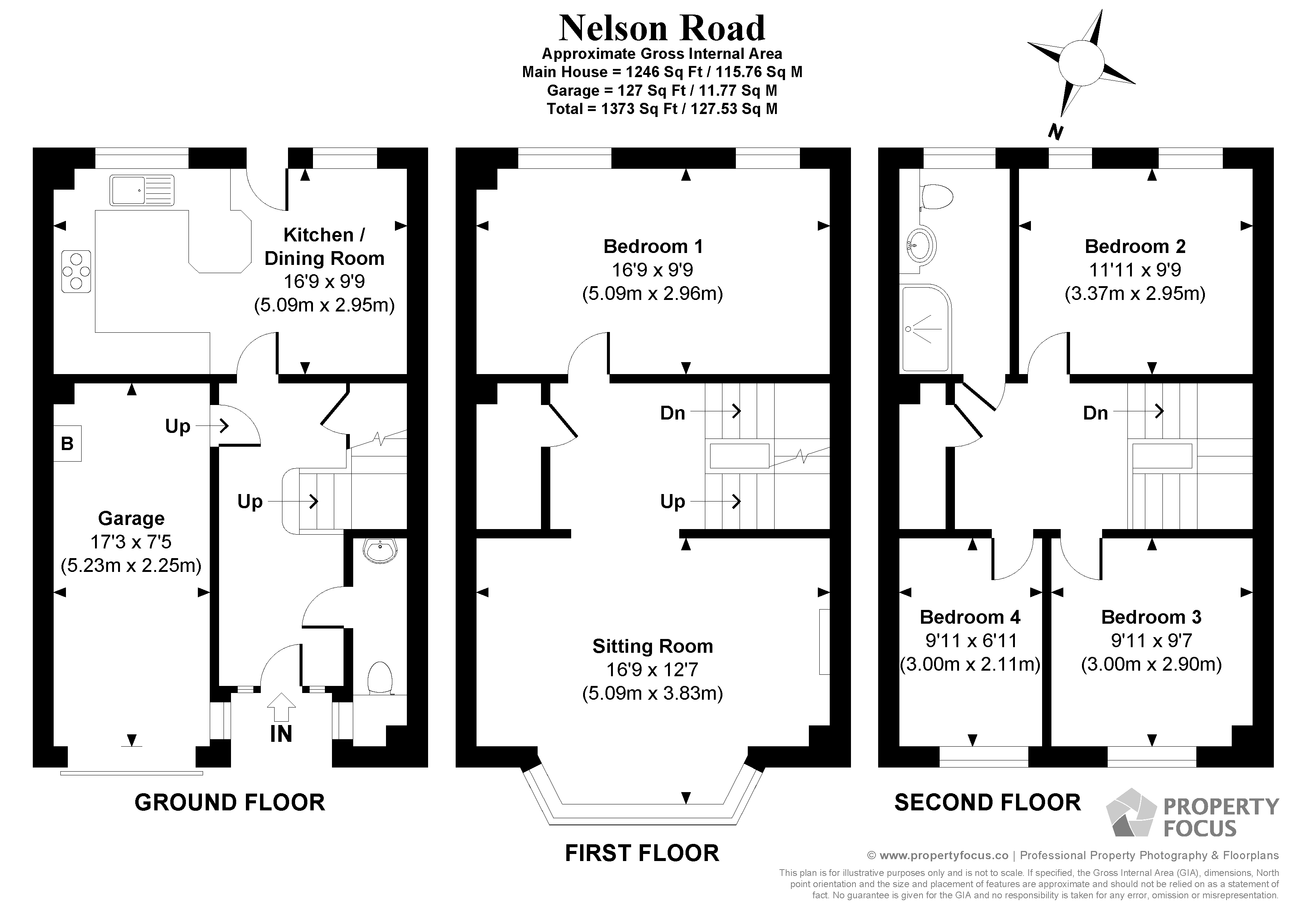 Nelson Road, Southsea PO5, 4 bedroom town house for sale 61678982
