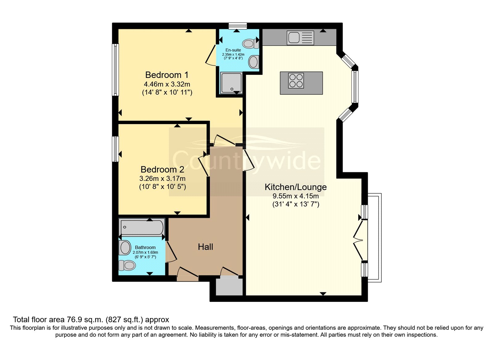 Rydal Mount, Queens Drive, Colwyn Bay LL29, 2 bedroom flat for sale