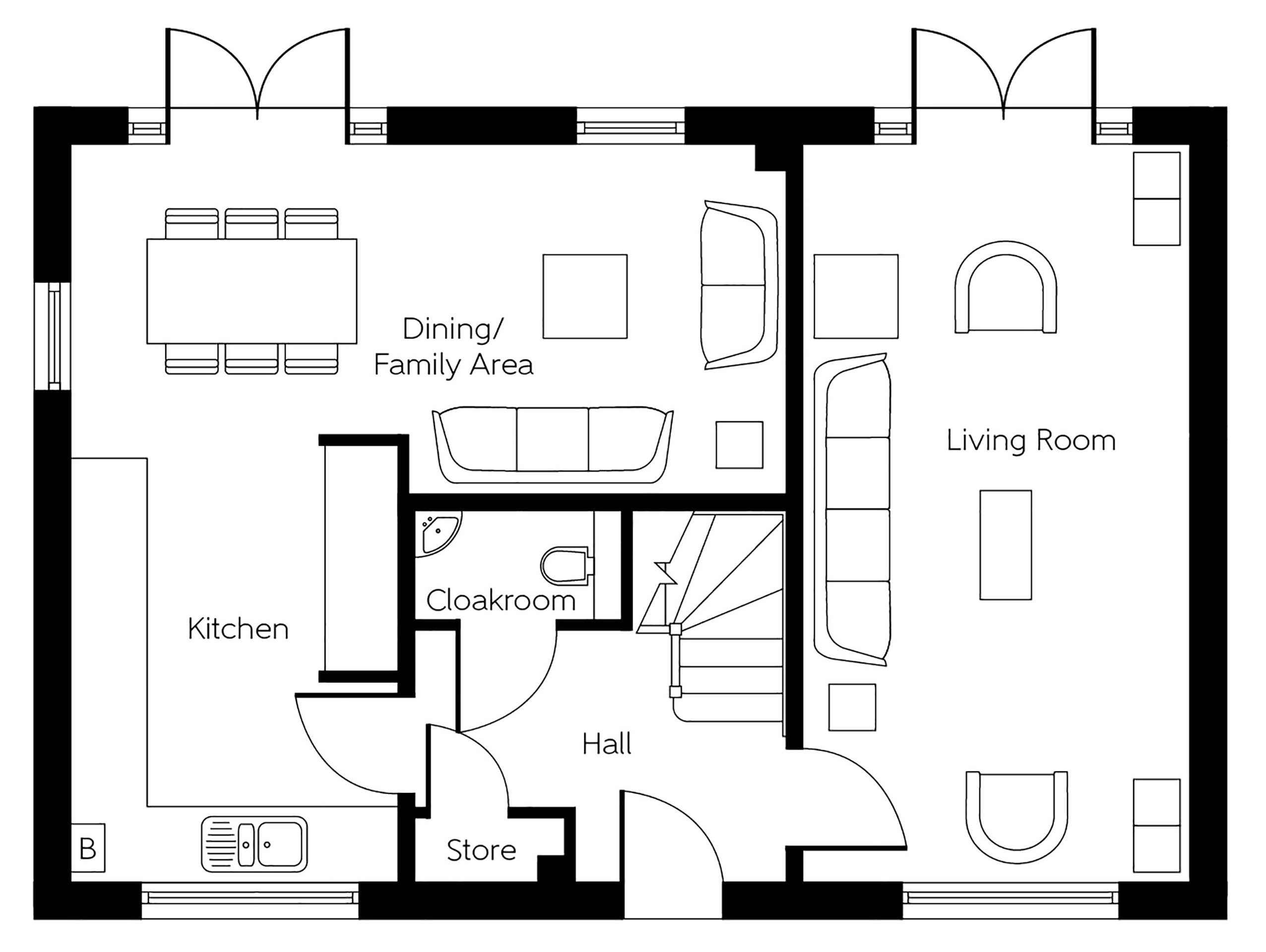 New home, 3 bed detached house for sale in New Yatt Road, North Leigh
